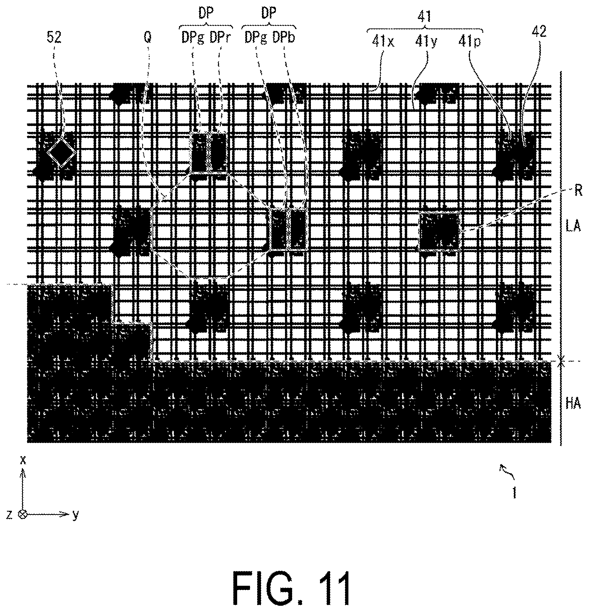 Patent US12313931 Figure 11 – Display device