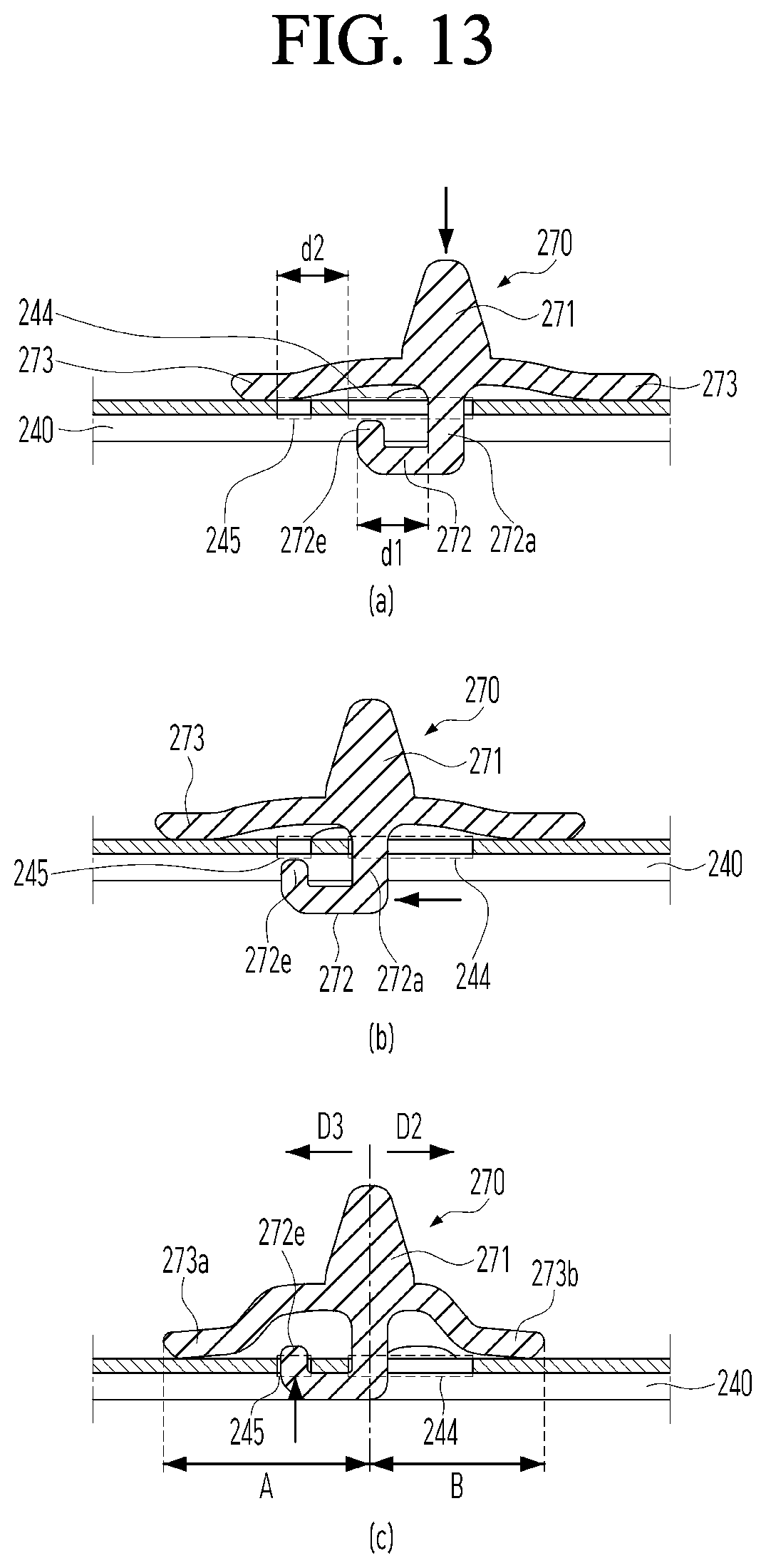 Patent US12313934 Figure 11 – Backlight unit having a rear plate that includes a second bead disposed between a substrate seating unit and a first bead