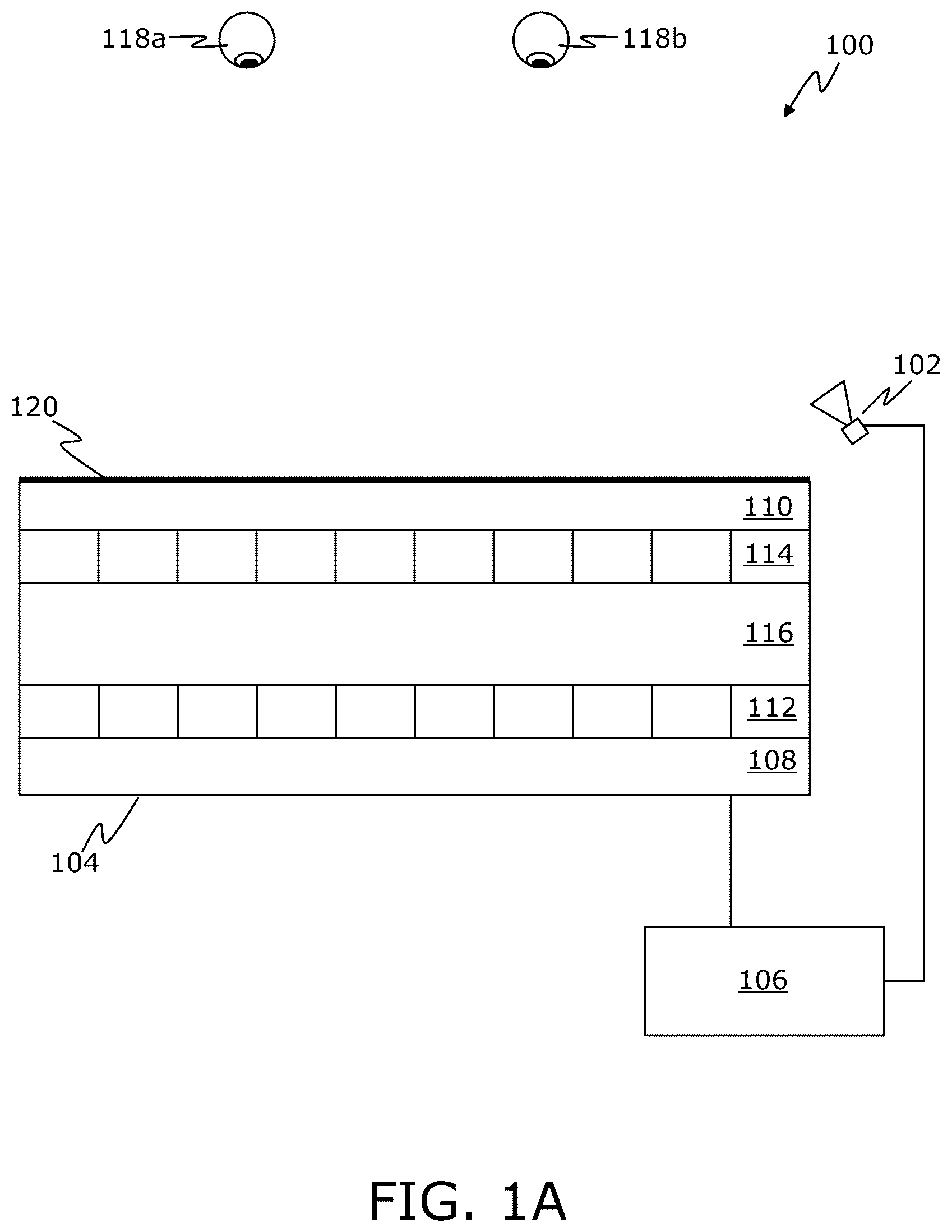 Patent US12313936 — Multiscopic display using multiscopic optical element with multiple liquid crystal layers — Figure 1