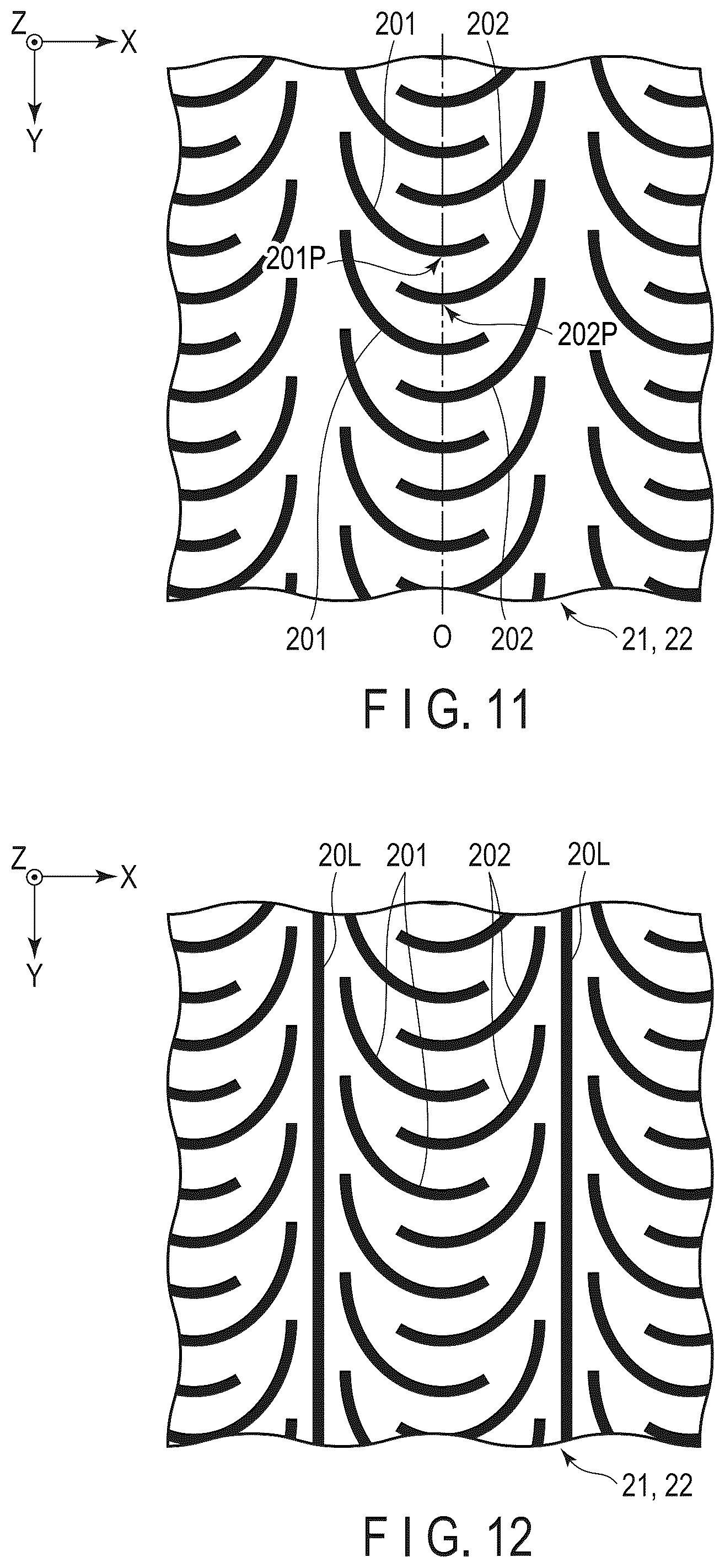Patent US12313940 Figure 9 – Liquid crystal optical element comprising an alignment control layer having a plurality of convex bodies