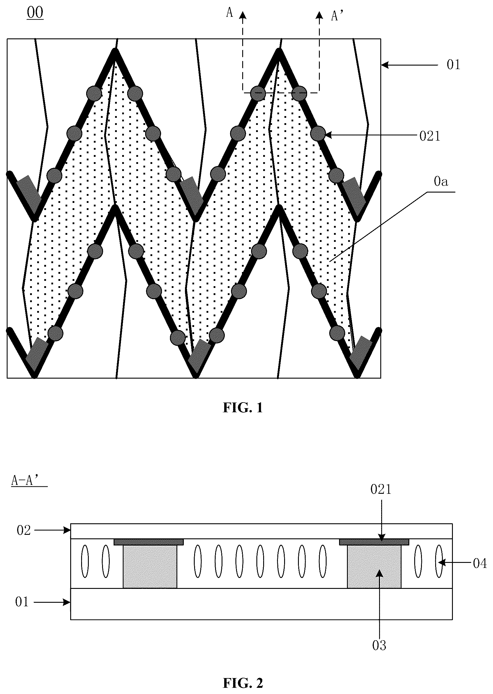 Patent US12313941 Figure 1 – Liquid crystal light-control panel and display device