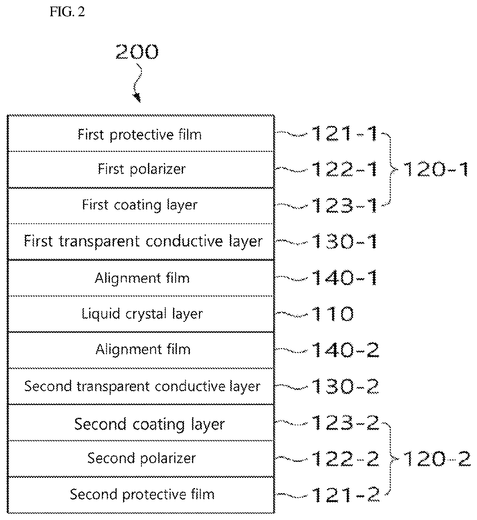 Patent US12313942 Figure 2 – Optical laminate and manufacturing method therefor, smart window comprising same, and vehicle and building windows and doors to which same are applied
