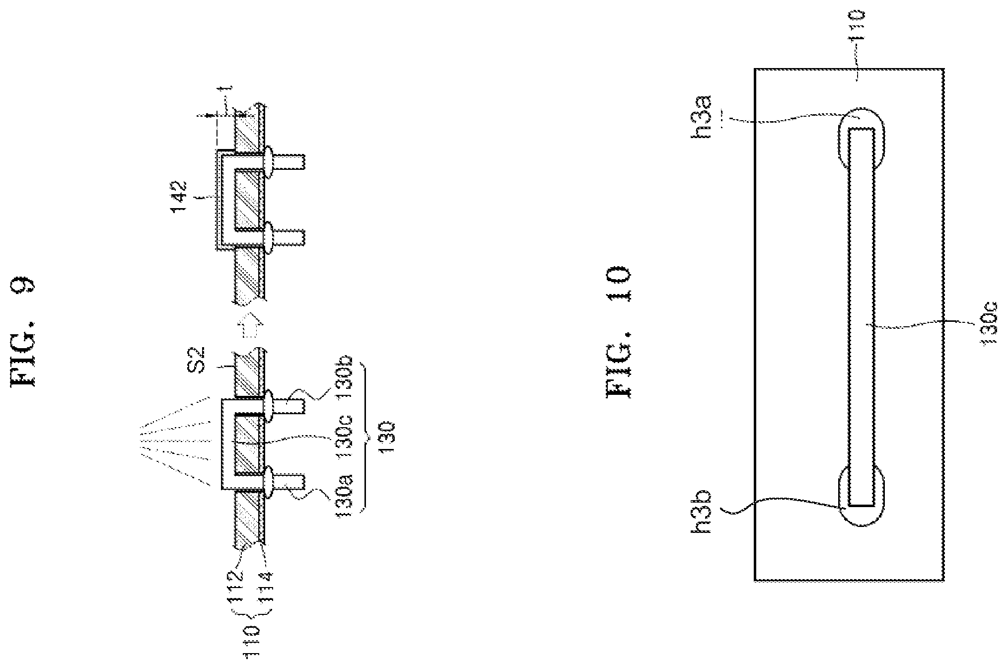 Patent US12313943 Figure 8 – Display device with slim control assembly