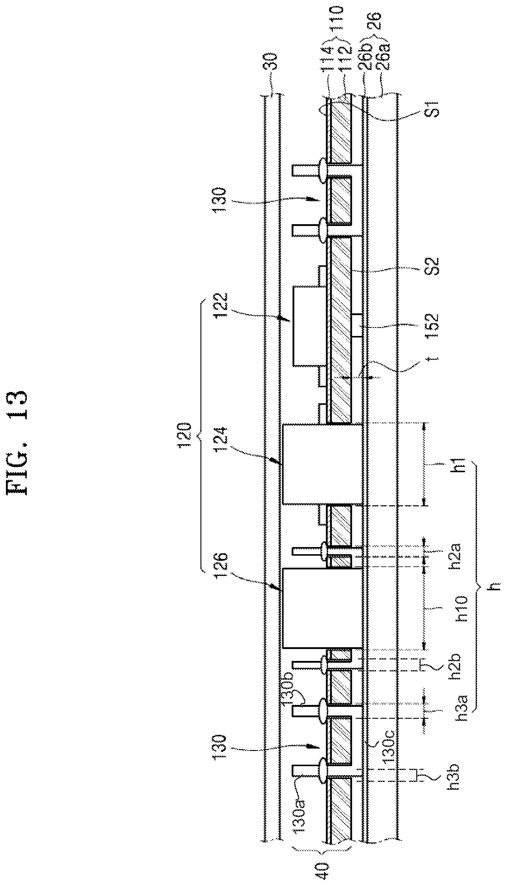 Patent US12313943 Figure 10 – Display device with slim control assembly