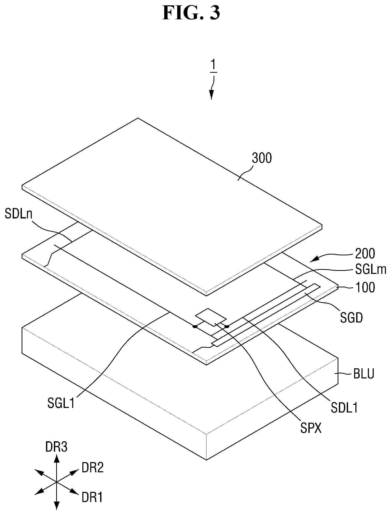 Patent US12313944 Figure 3 – Display device and method for manufacturing same