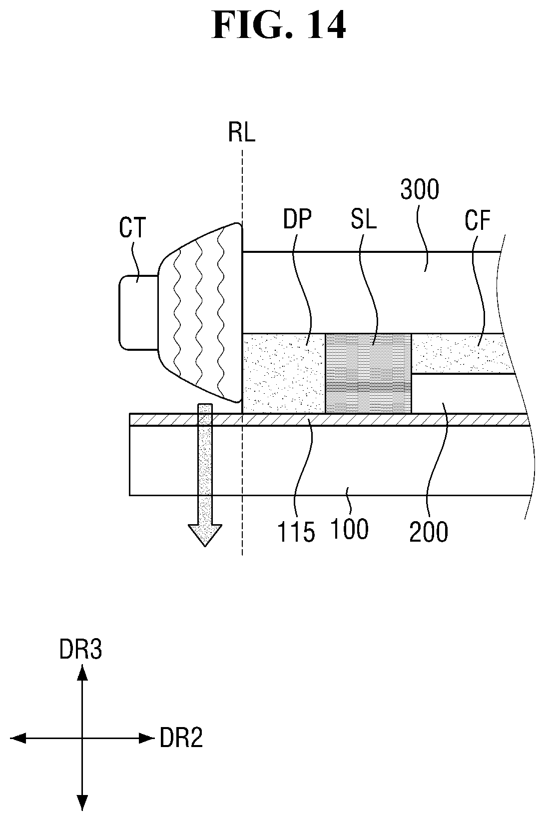 Patent US12313944 Figure 14 – Display device and method for manufacturing same