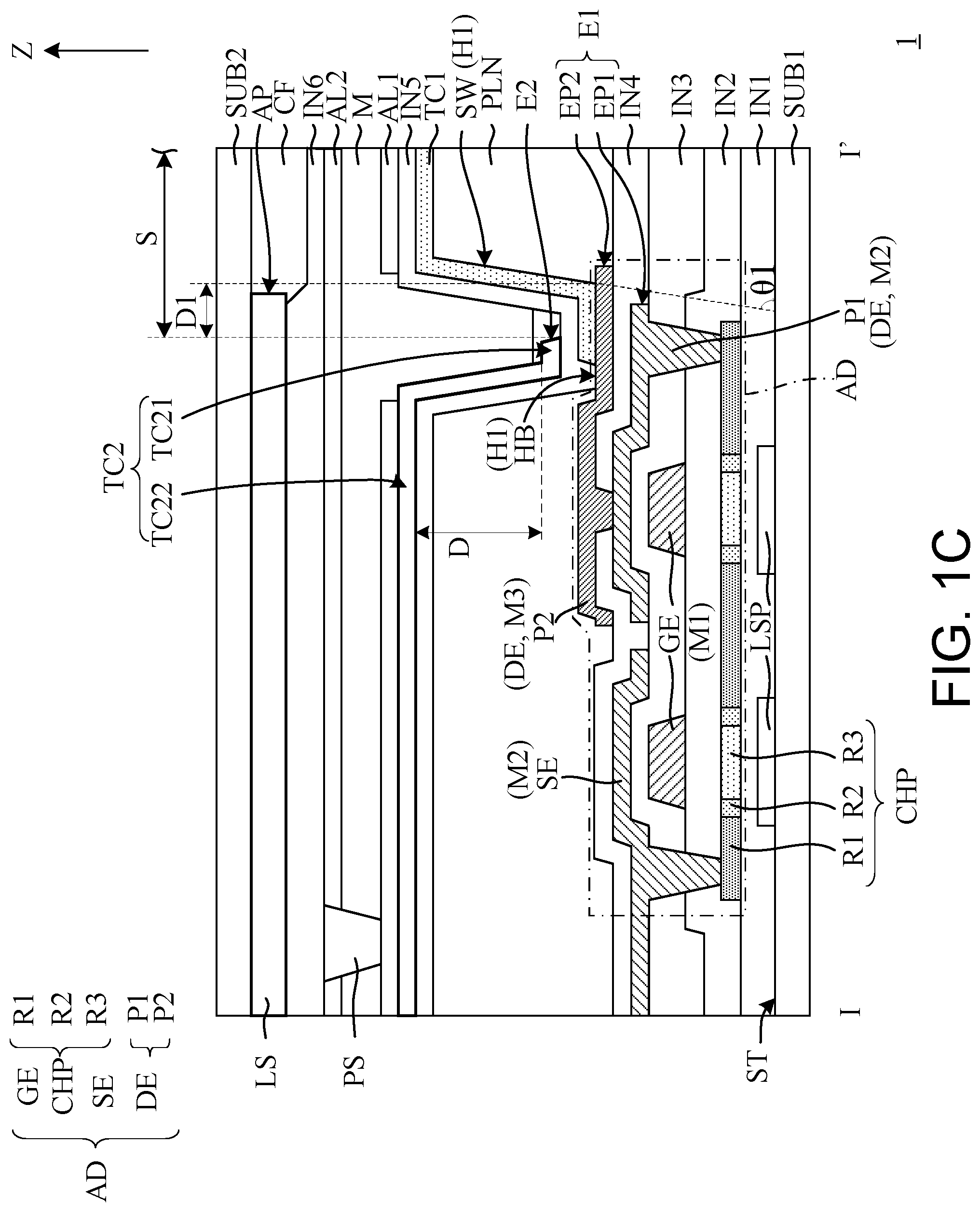 Patent US12313946 Figure 2 – Electronic device