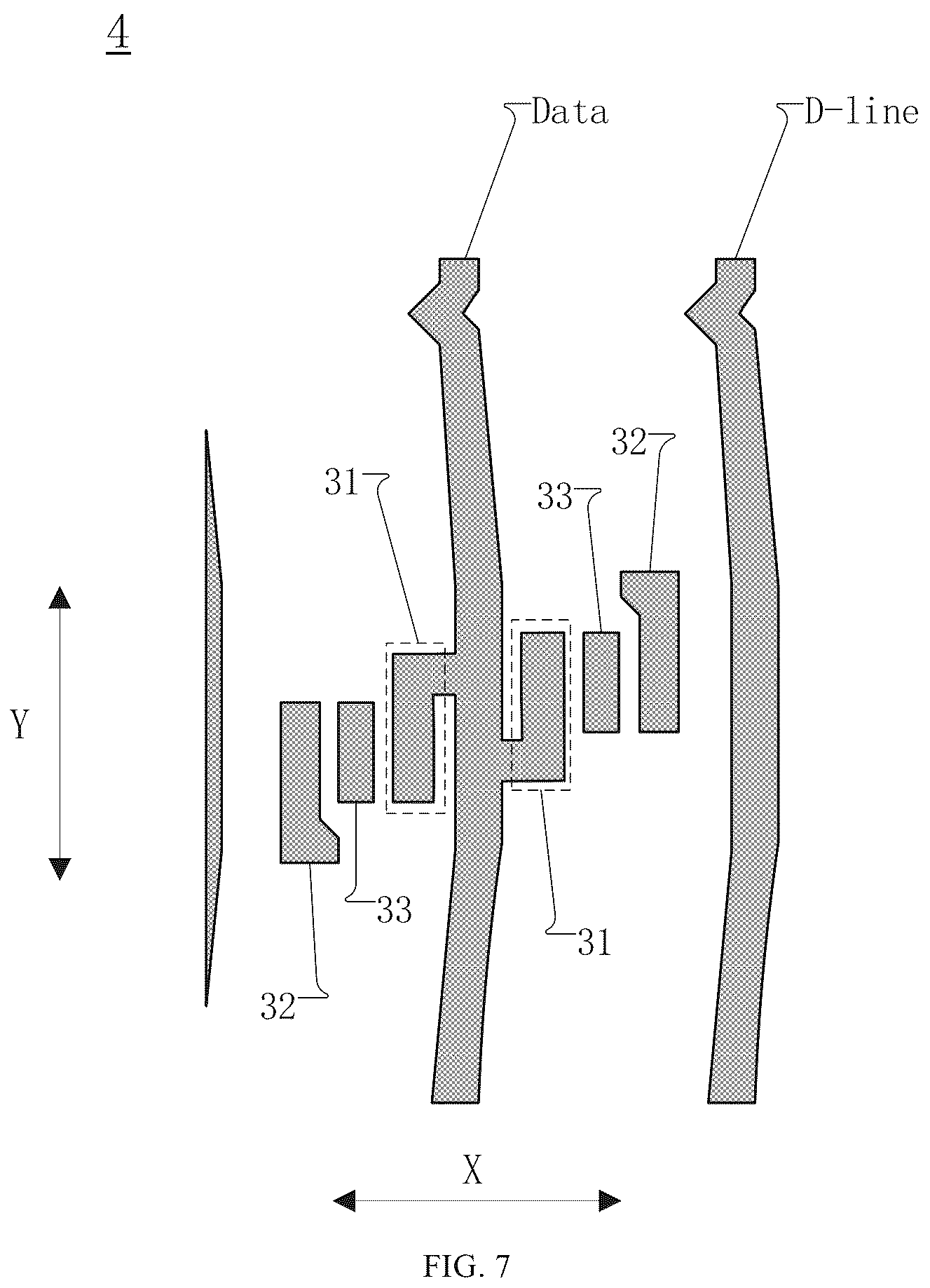 Patent US12313947 Figure 4 – Display panel and display device