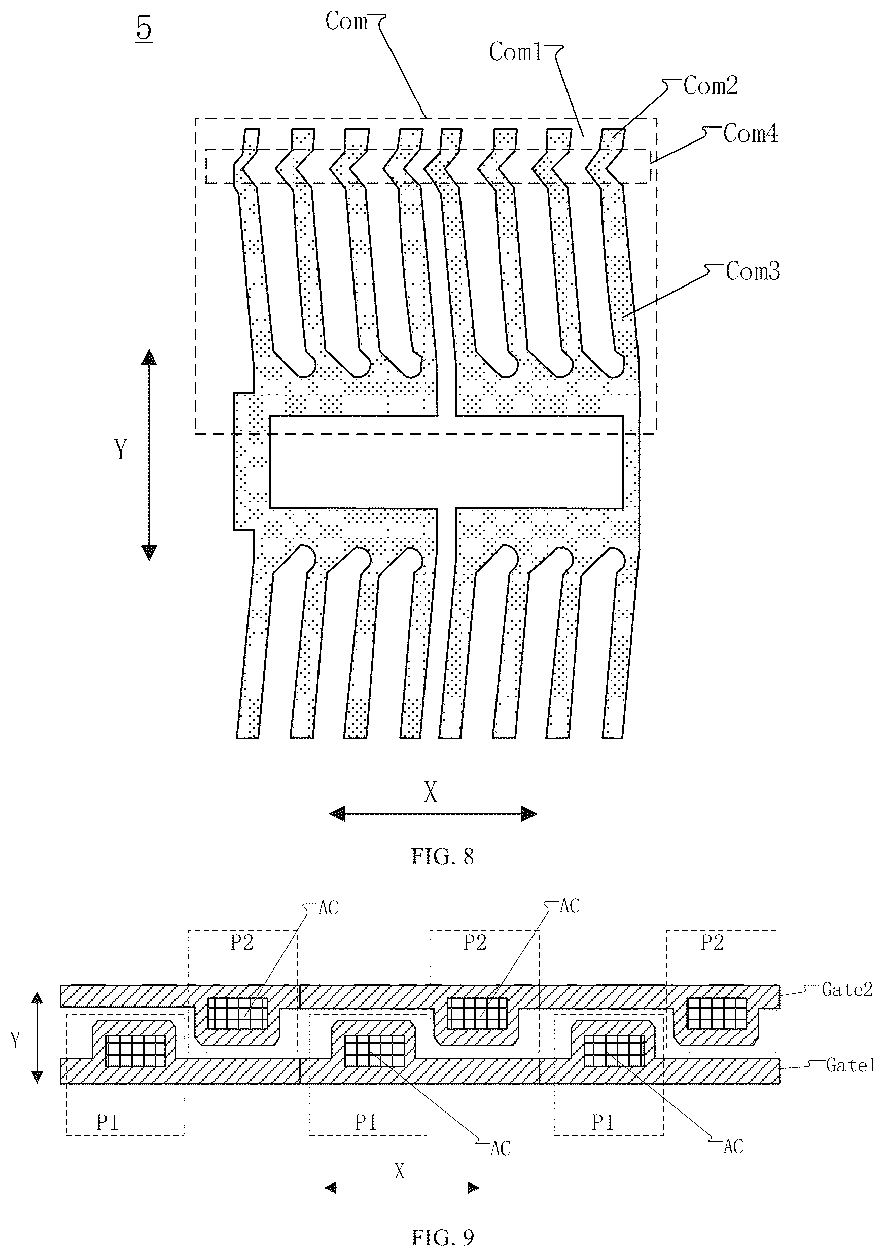 Patent US12313947 Figure 5 – Display panel and display device