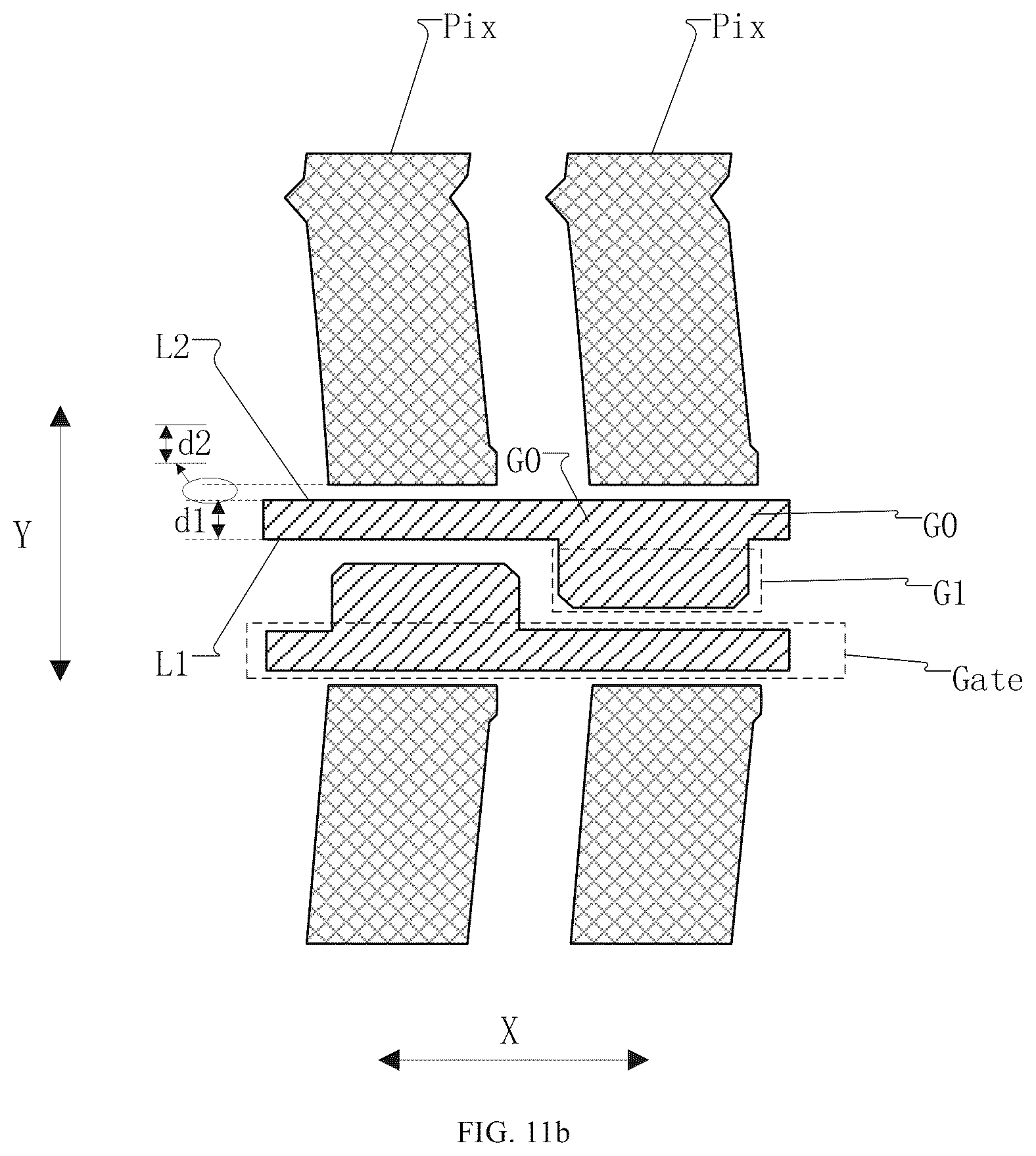 Patent US12313947 Figure 8 – Display panel and display device