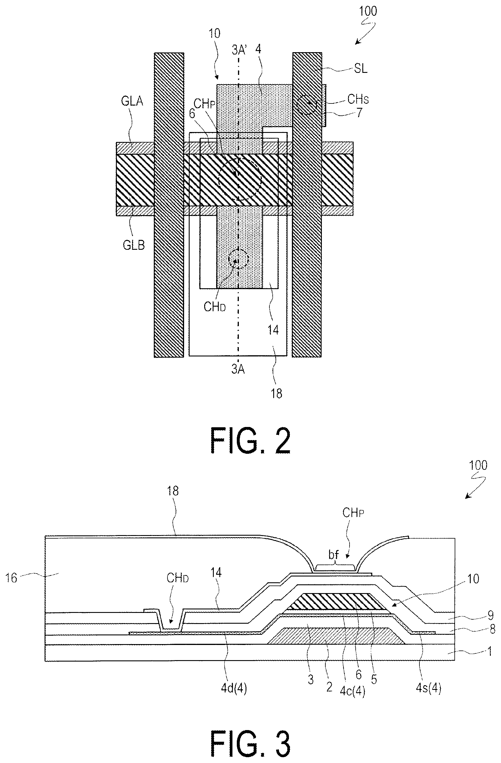 Patent US12313948 Figure 2 – Active matrix substrate and liquid crystal display device