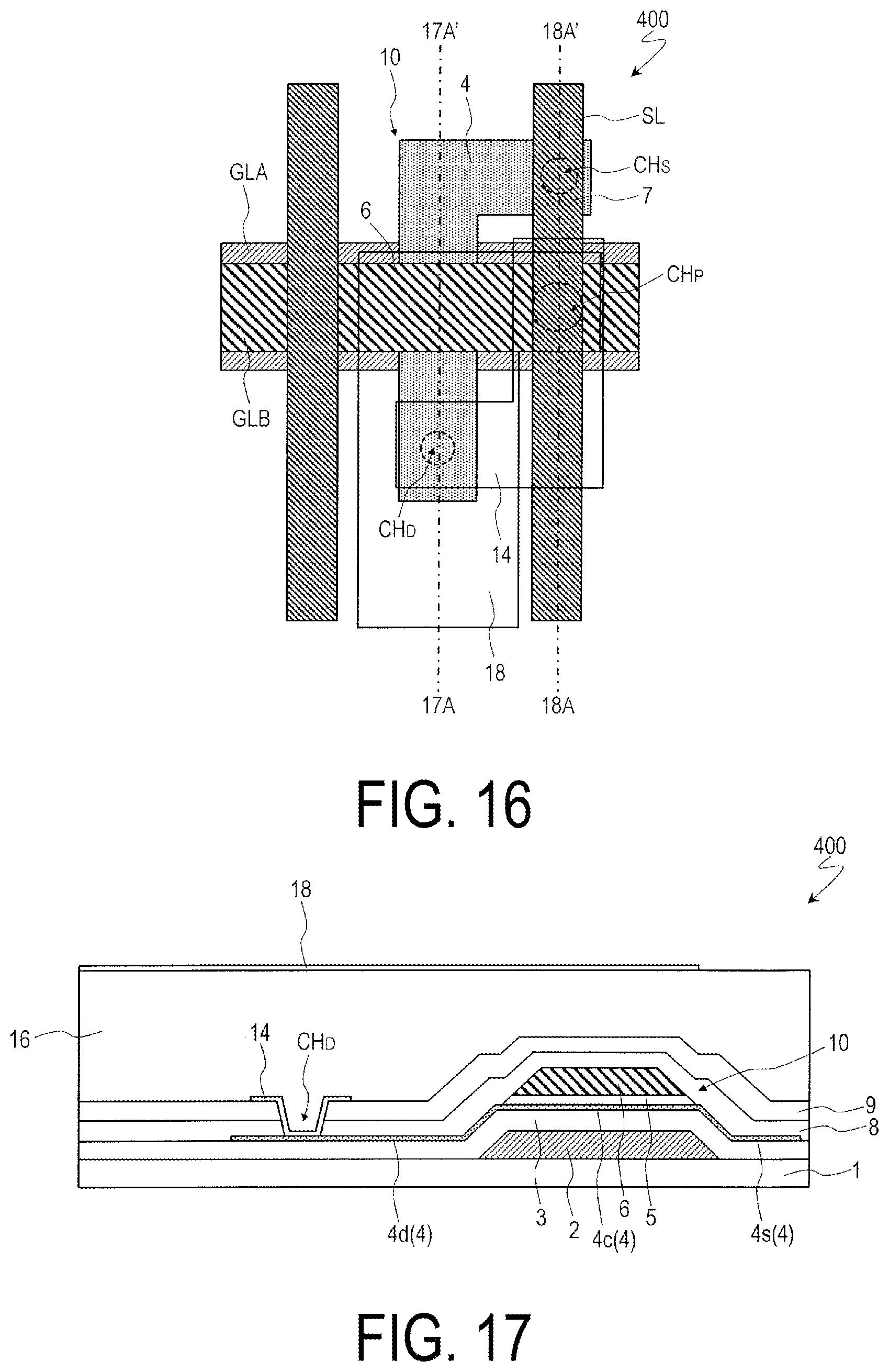 Patent US12313948 Figure 9 – Active matrix substrate and liquid crystal display device