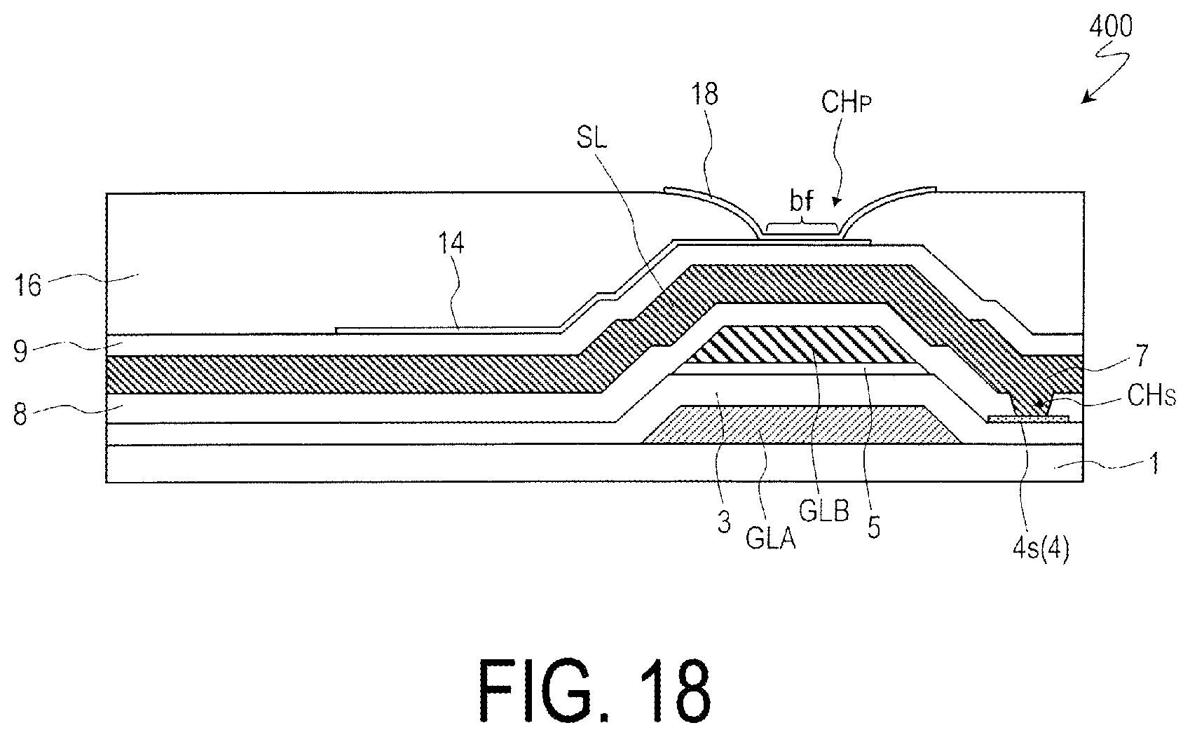 Patent US12313948 Figure 10 – Active matrix substrate and liquid crystal display device