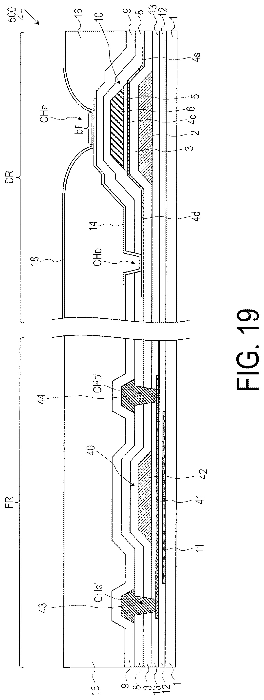 Patent US12313948 Figure 11 – Active matrix substrate and liquid crystal display device