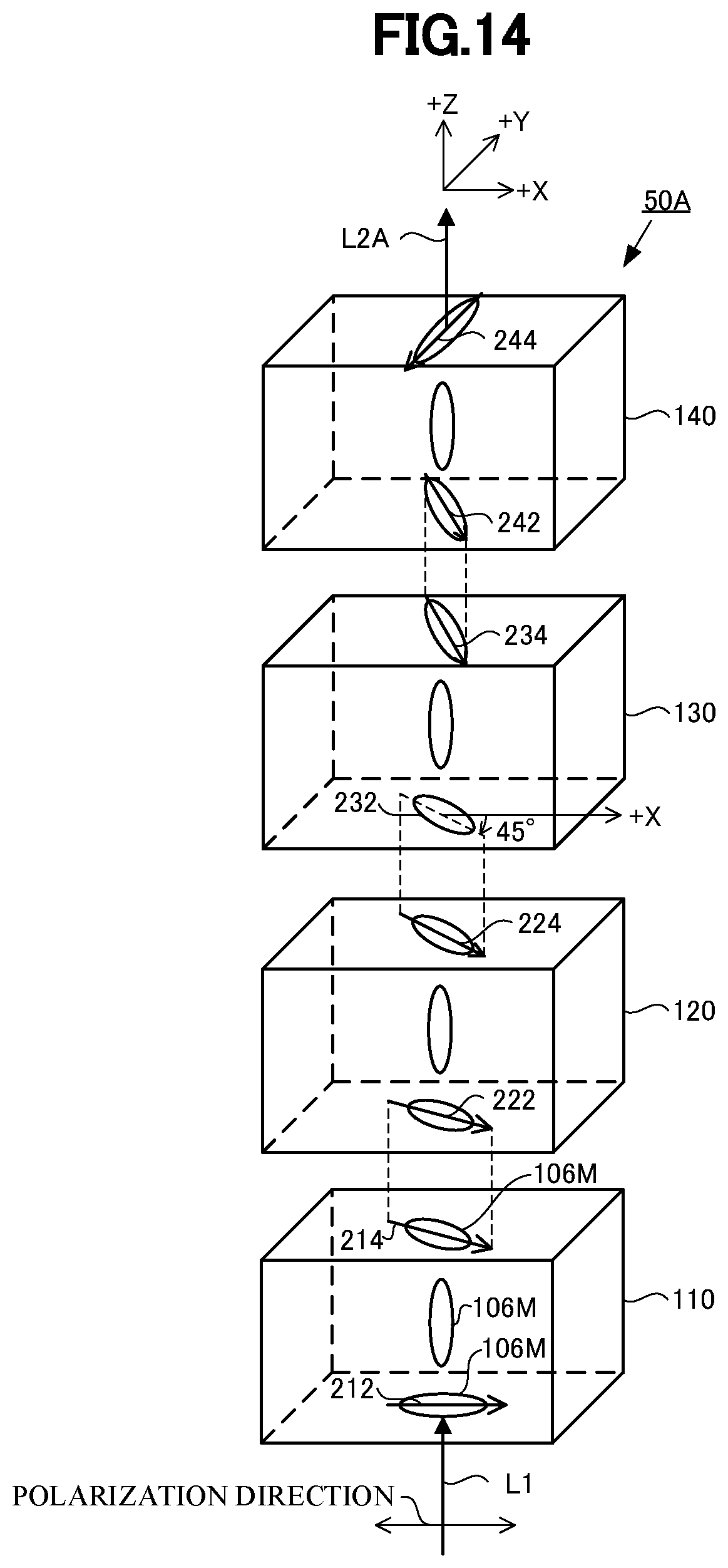 Patent US12313949 Figure 8 – Polarization modulation element and three-dimensional-image display device