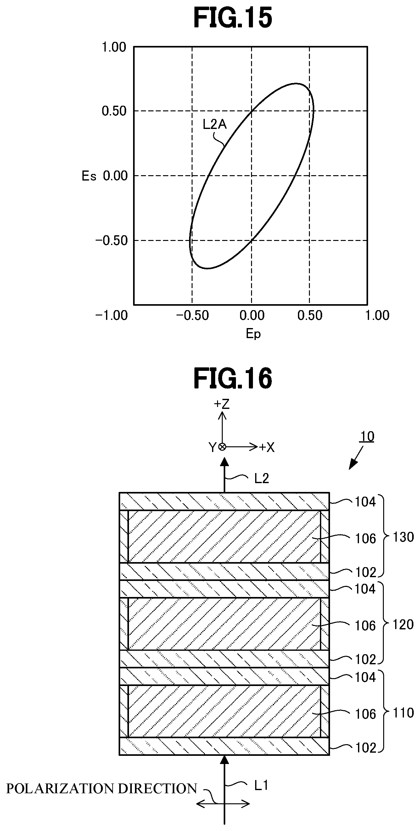 Patent US12313949 Figure 9 – Polarization modulation element and three-dimensional-image display device