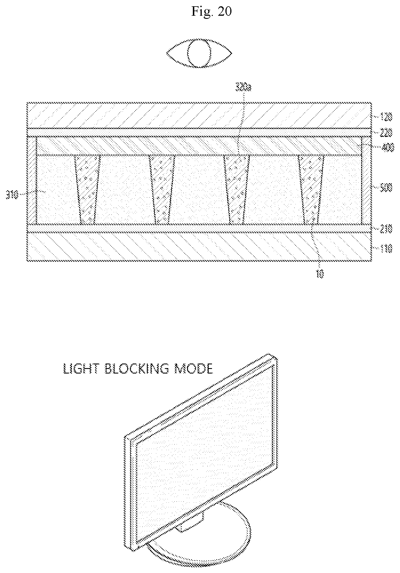 Patent US12313950 Figure 13 – Light route control member and display having the same