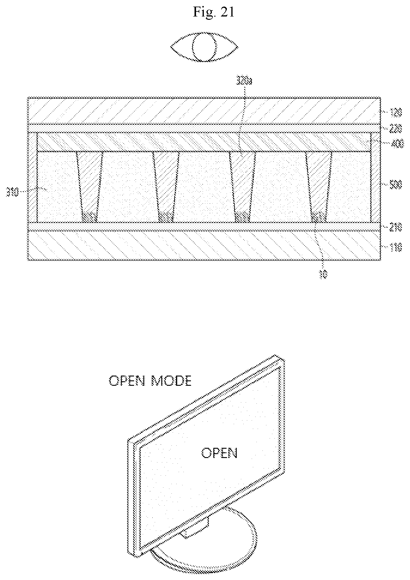 Patent US12313950 Figure 14 – Light route control member and display having the same