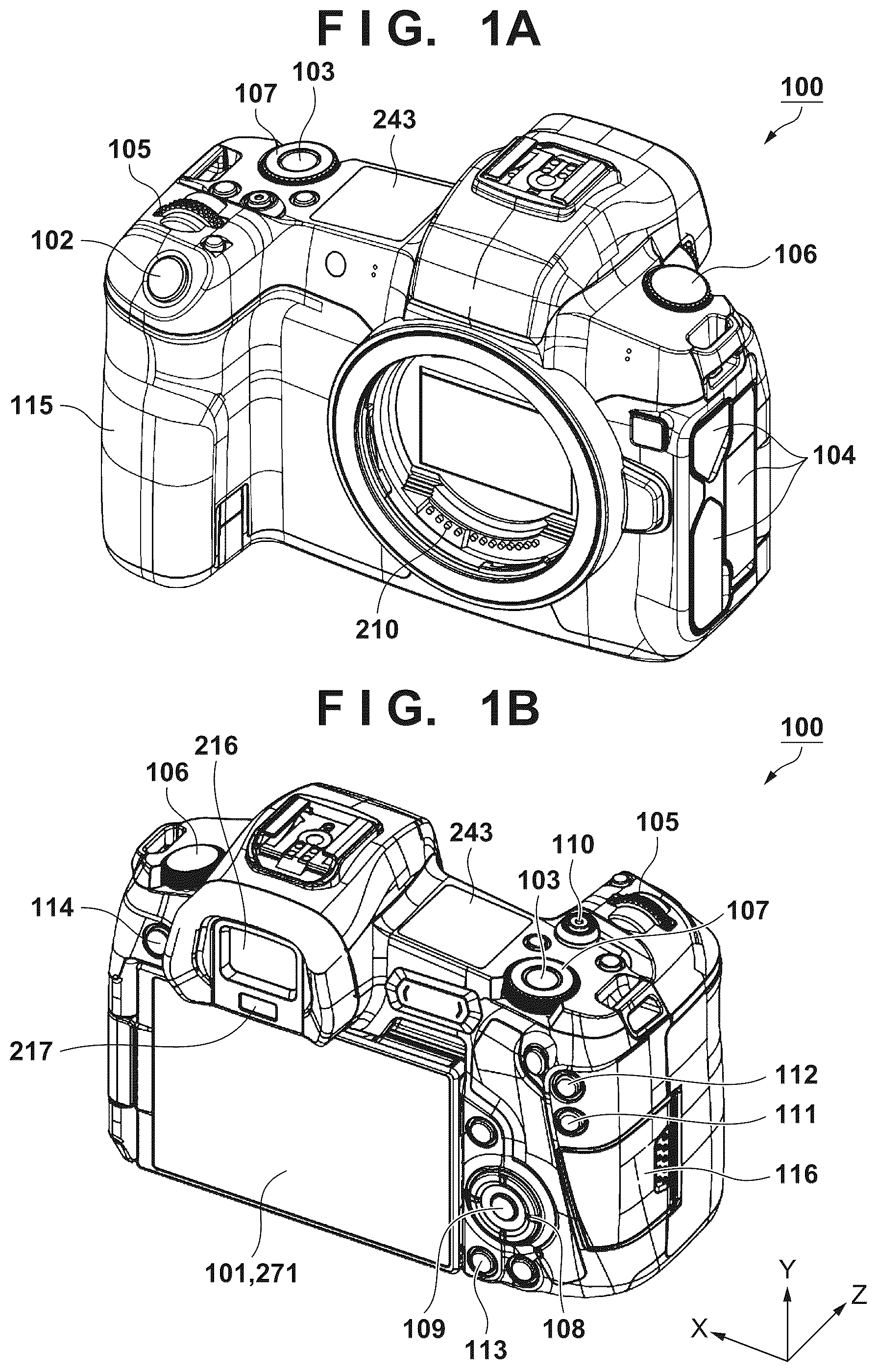 Patent US12313954 Figure 1 – Electronic apparatus and method for performing control based on detection of user's sight line