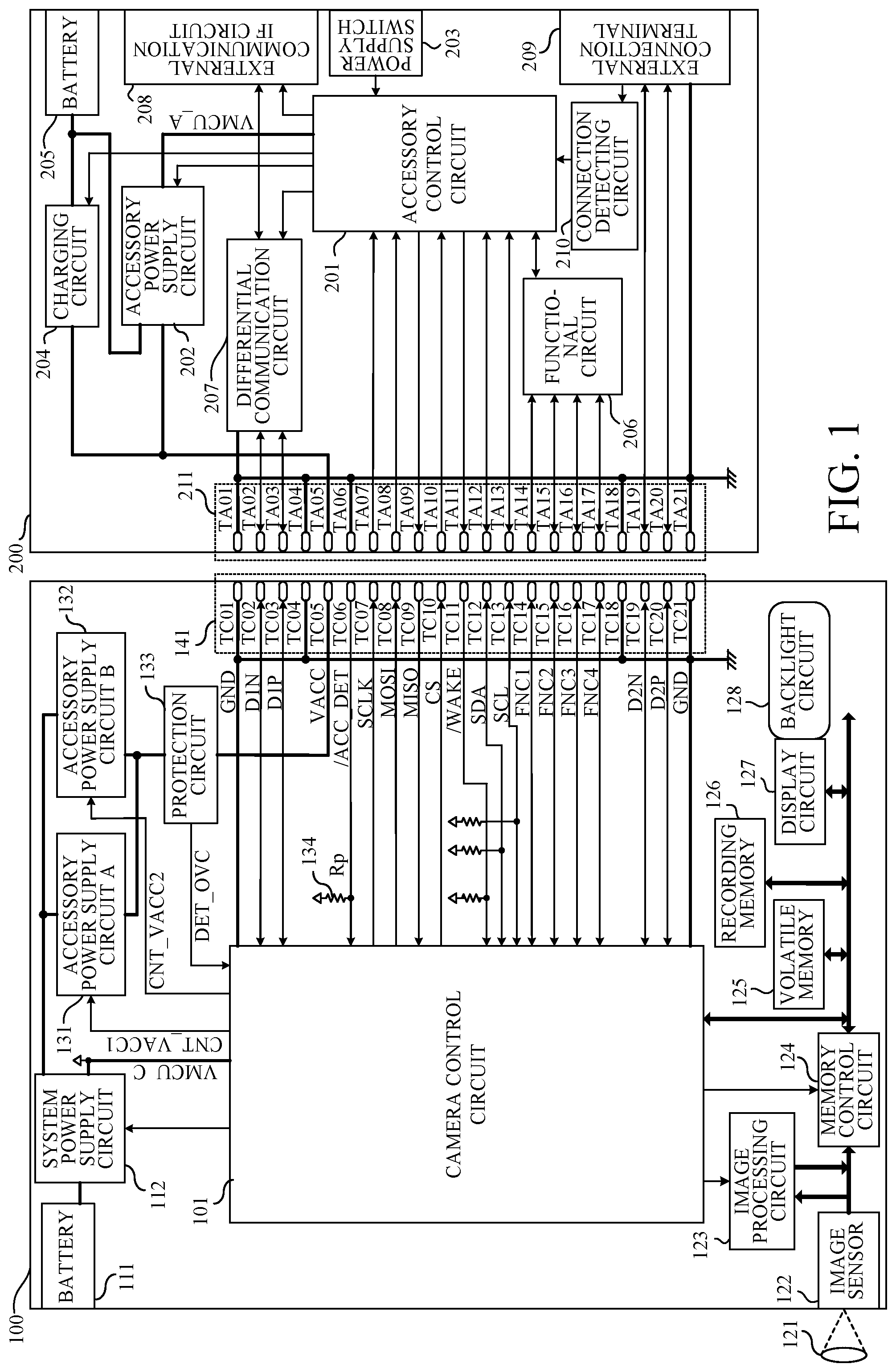 Patent US12313956 Figure 1 – Electronic apparatus and accessory