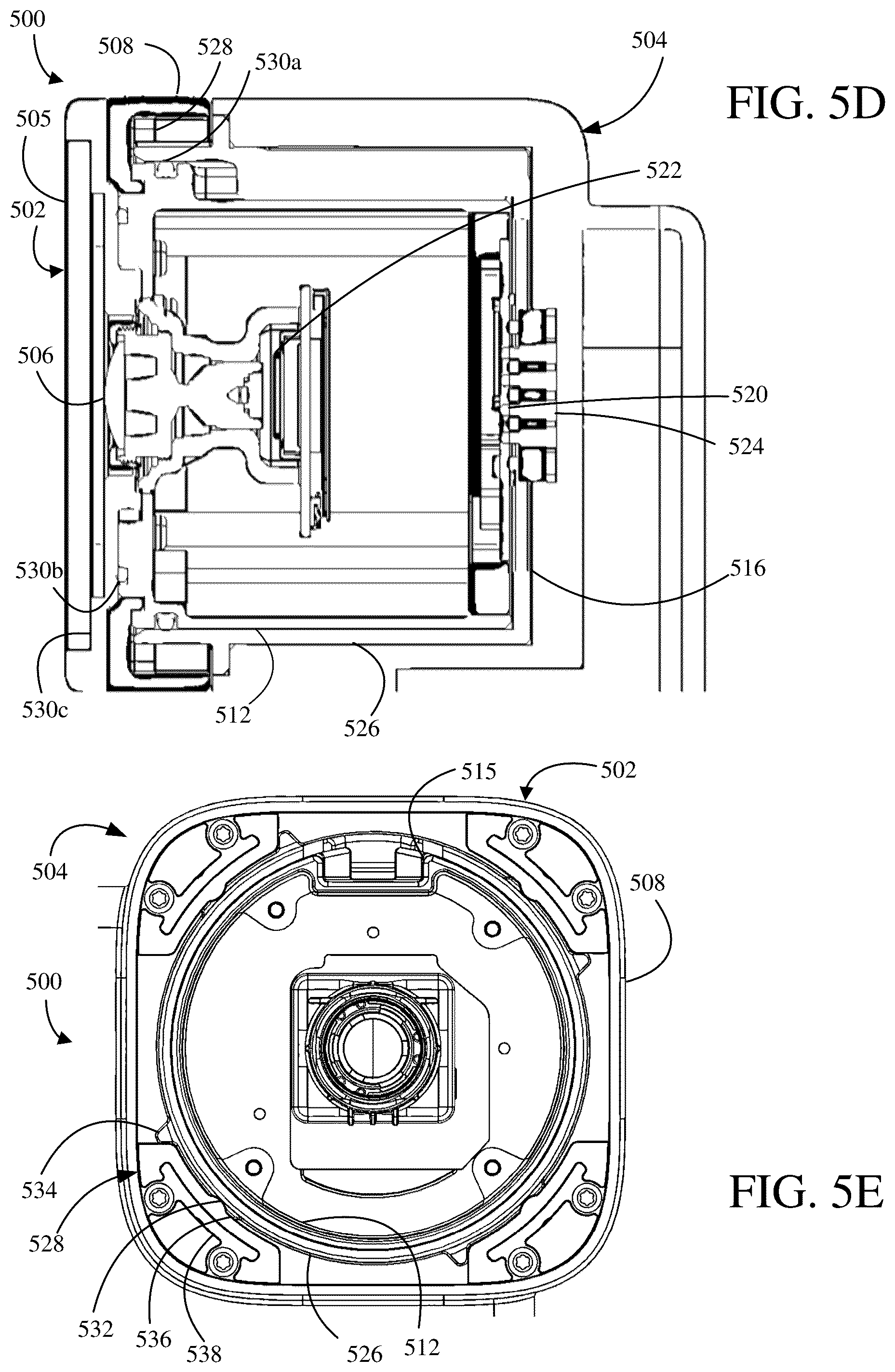 Patent US12313958 Figure 8 – Interchangeable lens module