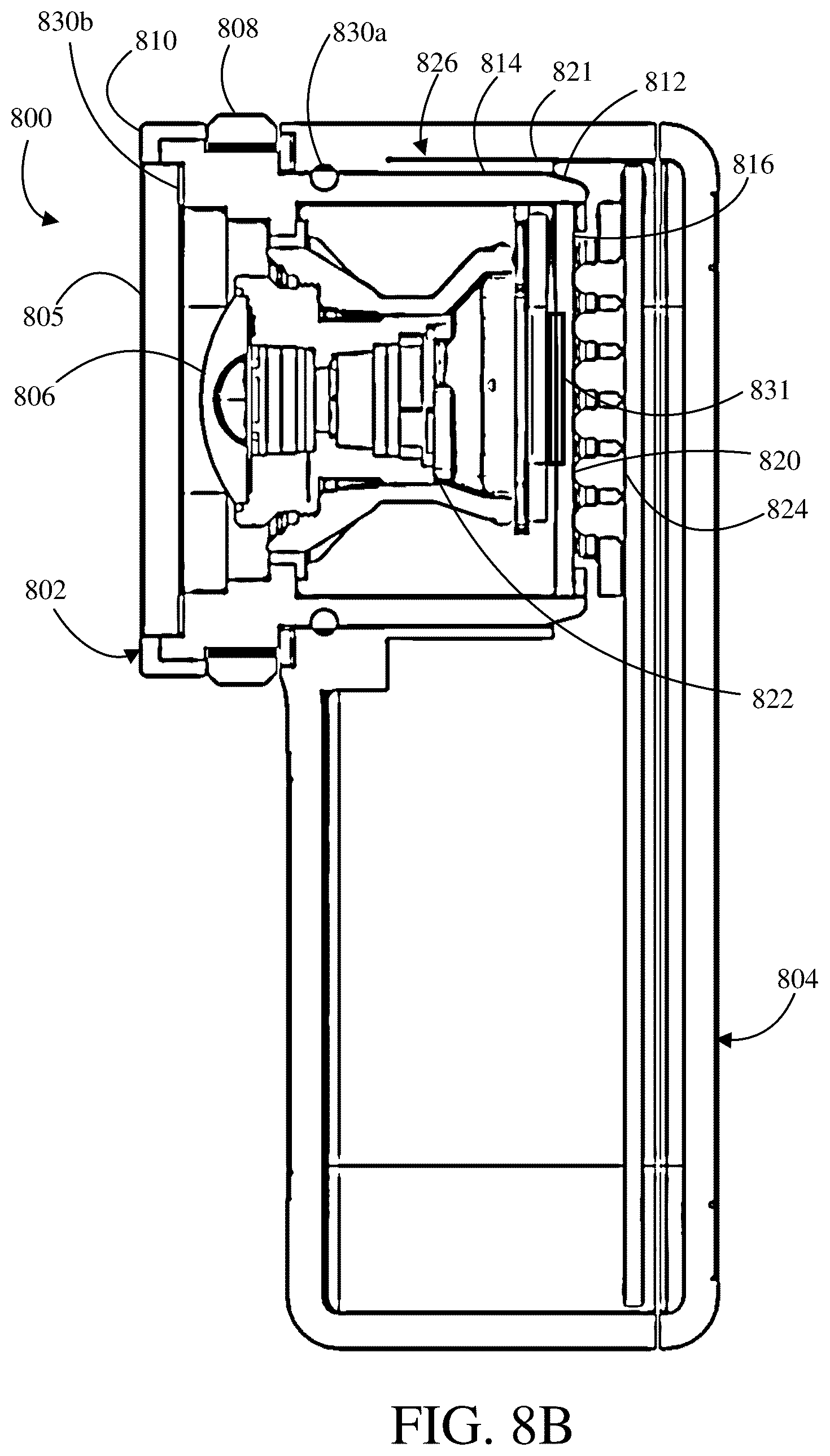 Patent US12313958 Figure 12 – Interchangeable lens module