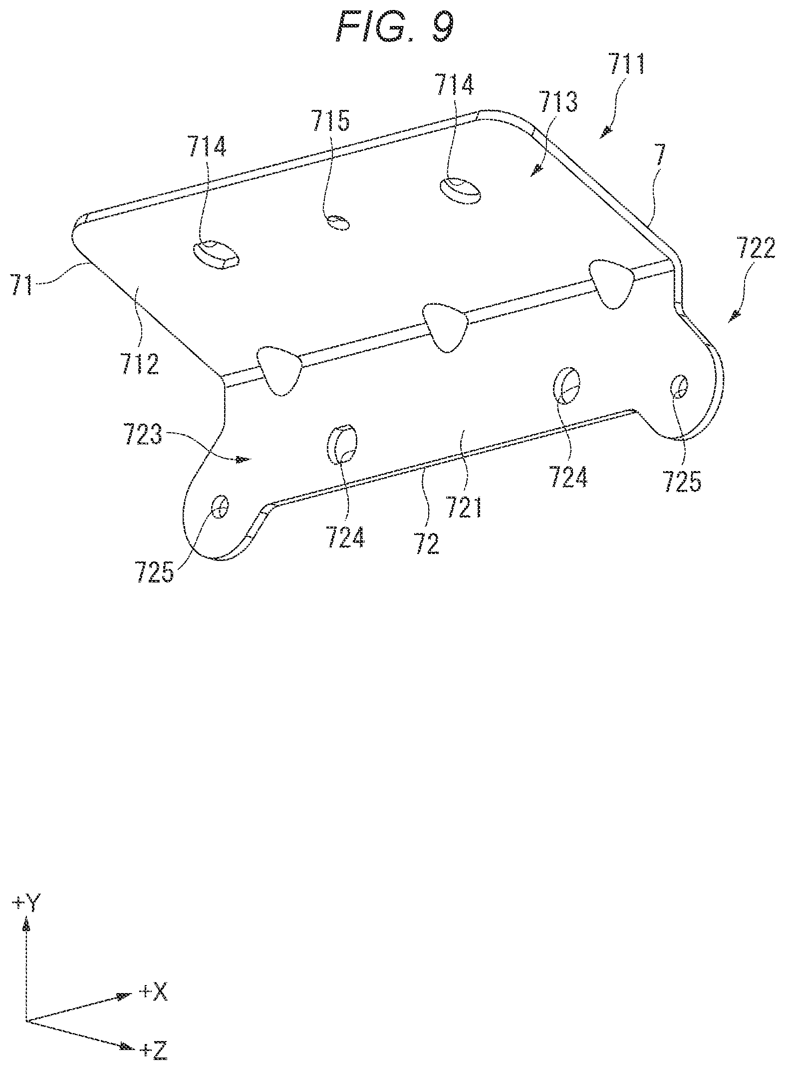 Patent US12313960 Figure 9 – Mounting member and projection optical apparatus