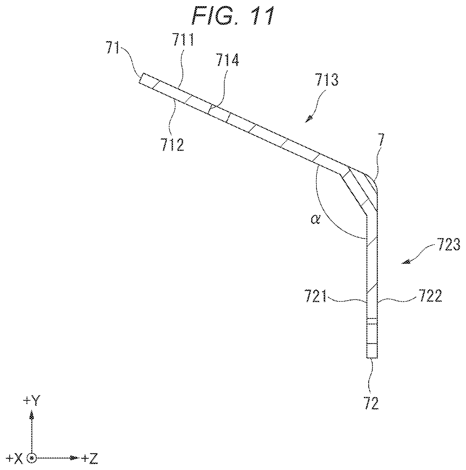 Patent US12313960 Figure 11 – Mounting member and projection optical apparatus