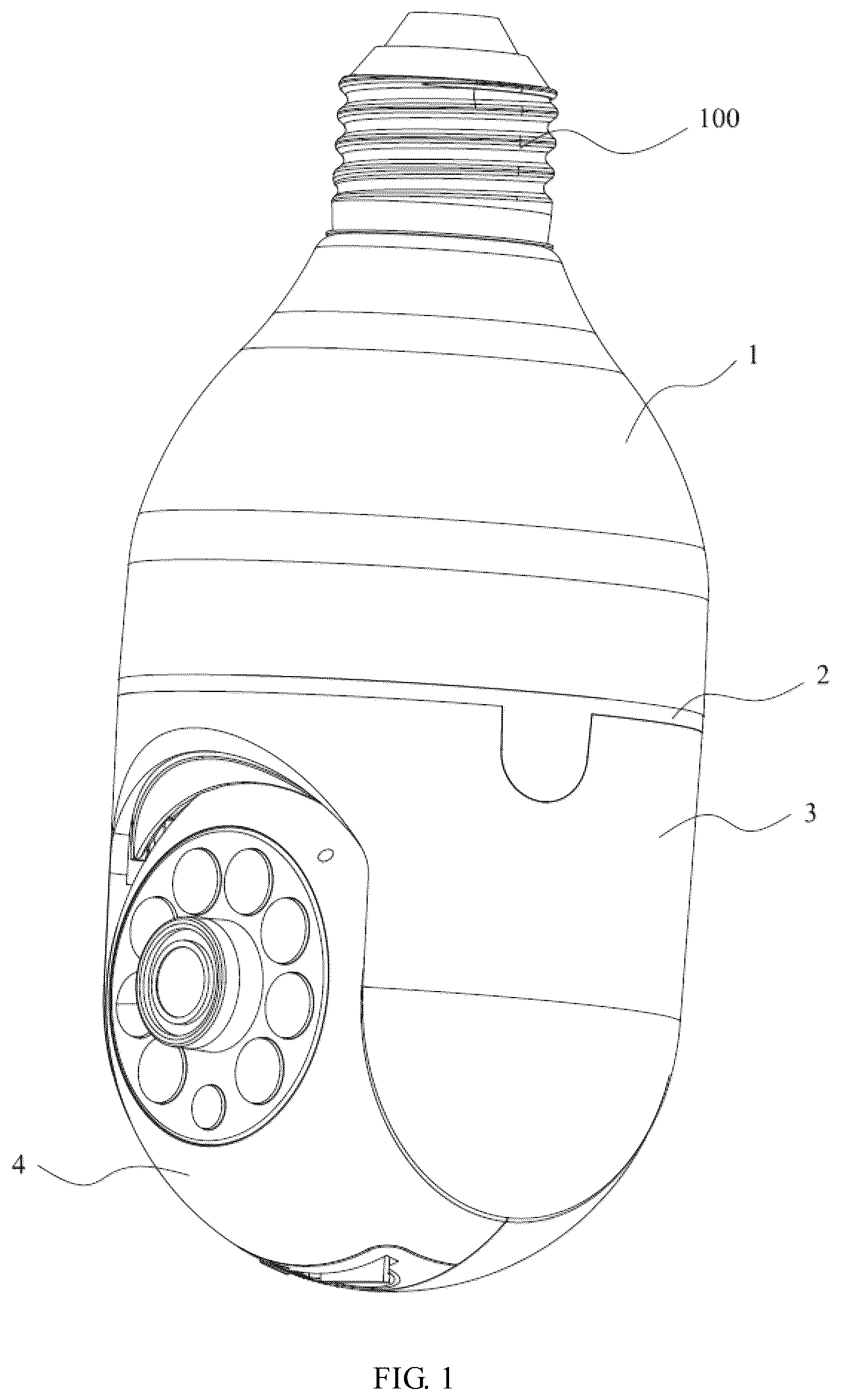Patent US12313961 — Omnibearing surveillance camera — Figure 1