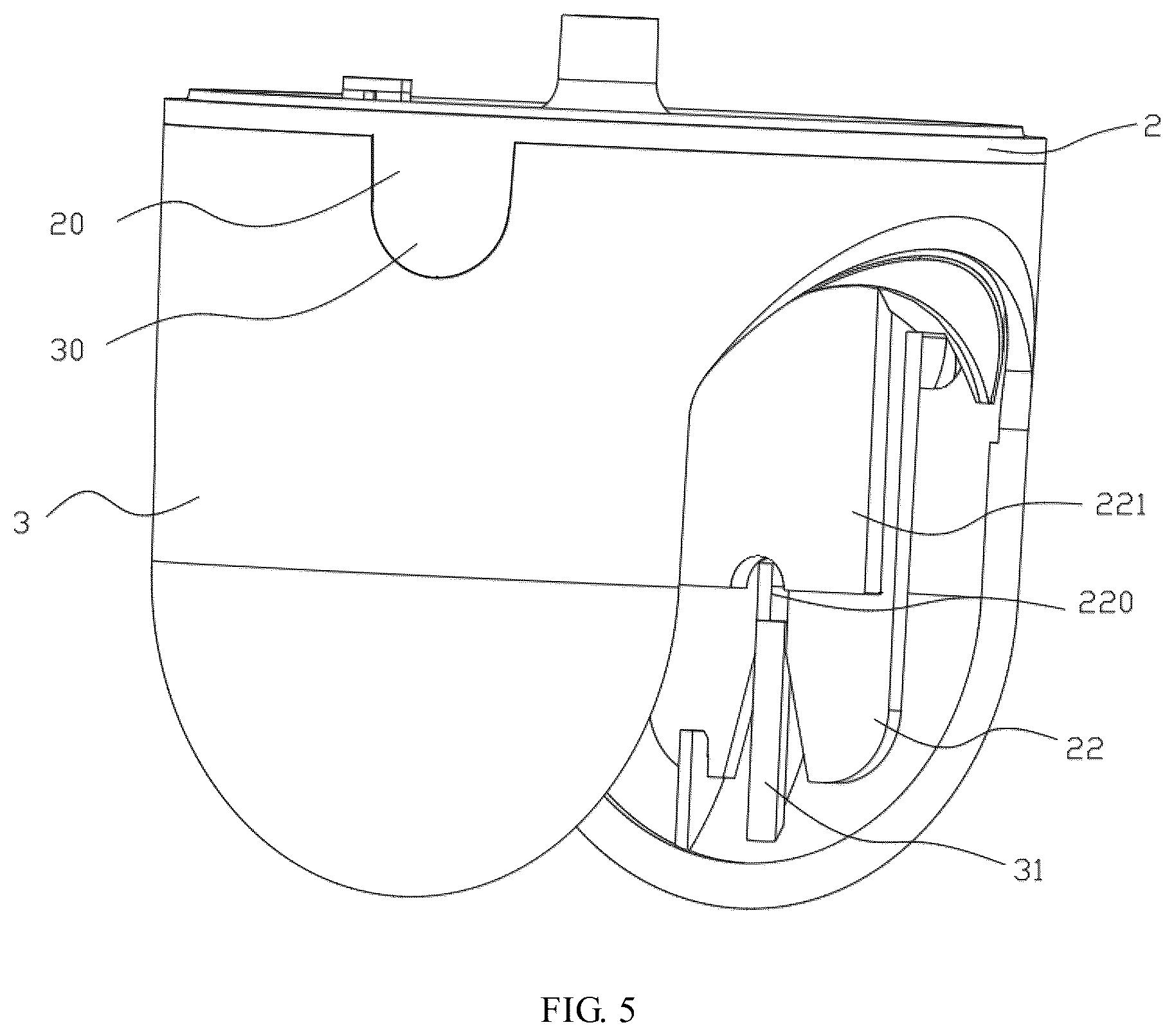 Patent US12313961 Figure 5 – Omnibearing surveillance camera