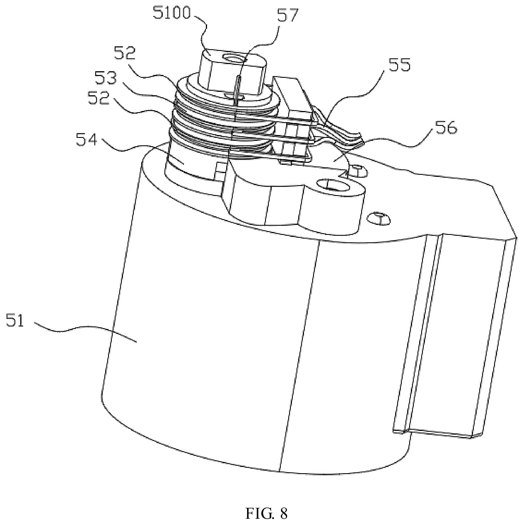 Patent US12313961 Figure 8 – Omnibearing surveillance camera