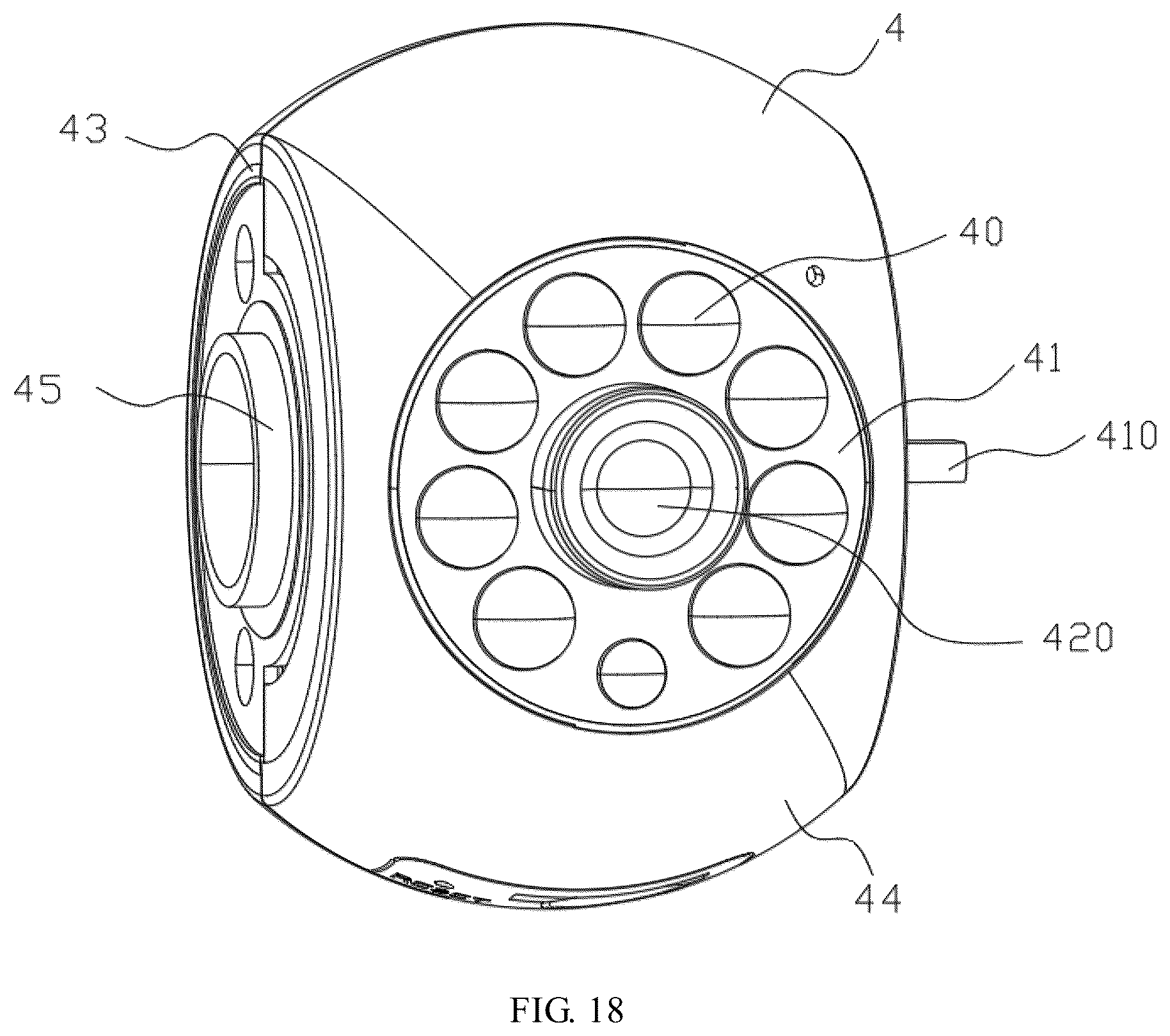 Patent US12313961 Figure 17 – Omnibearing surveillance camera