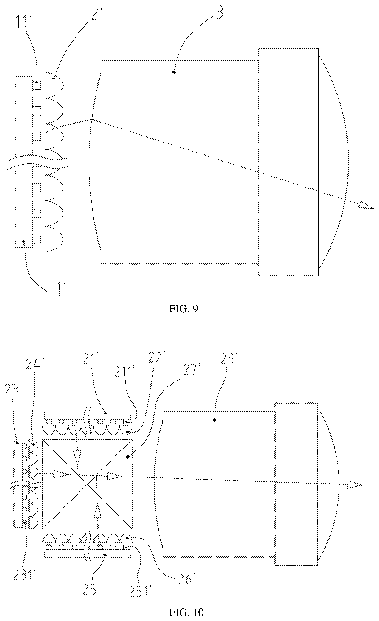 Patent US12313963 Figure 5 – Micro-display optical engine and projector