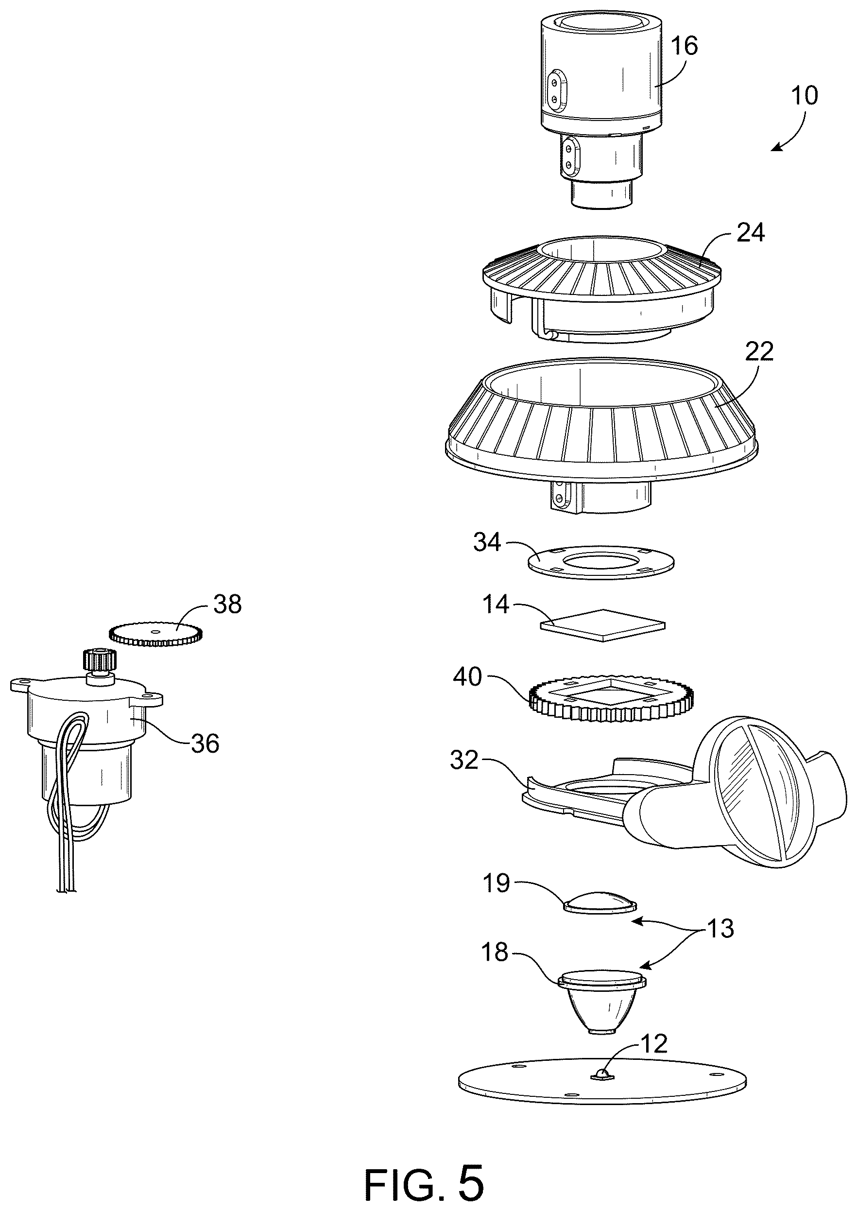 Patent US12313964 Figure 5 – Home planetarium projection system with optical zoom lens