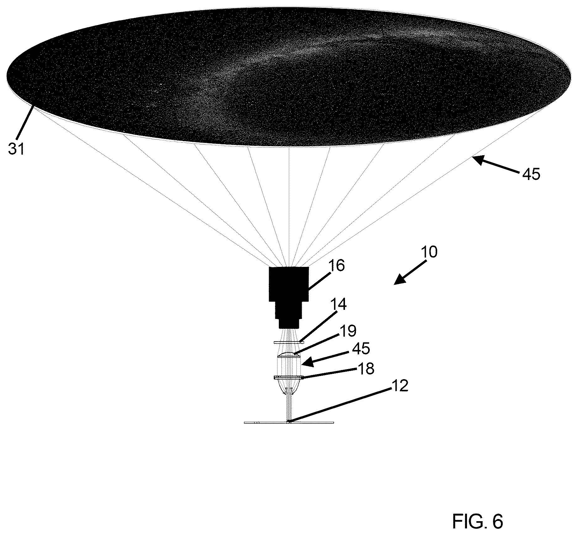 Patent US12313964 Figure 6 – Home planetarium projection system with optical zoom lens