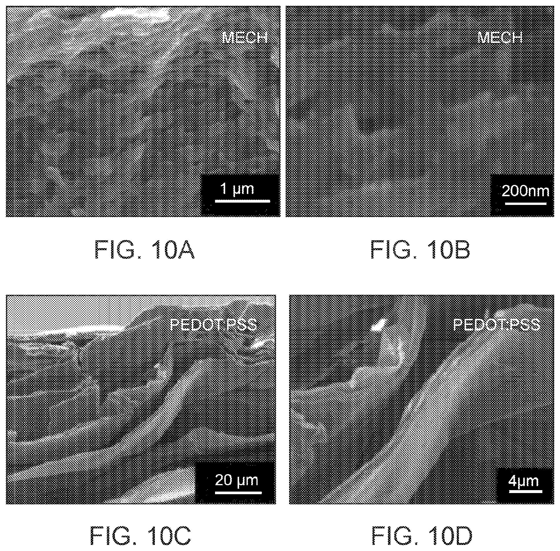 Patent US12313969 Figure 15 – Lithographically patterned electrically conductive hydrogels, photo-curable compositions, and elastomers formed from such compositions