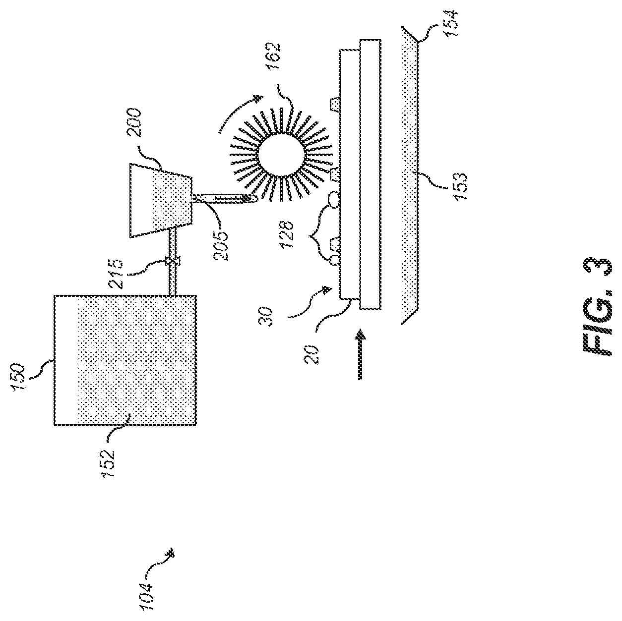 Patent US12313975 Figure 6 – Reduced flow rate processing system for flexographic printing plate