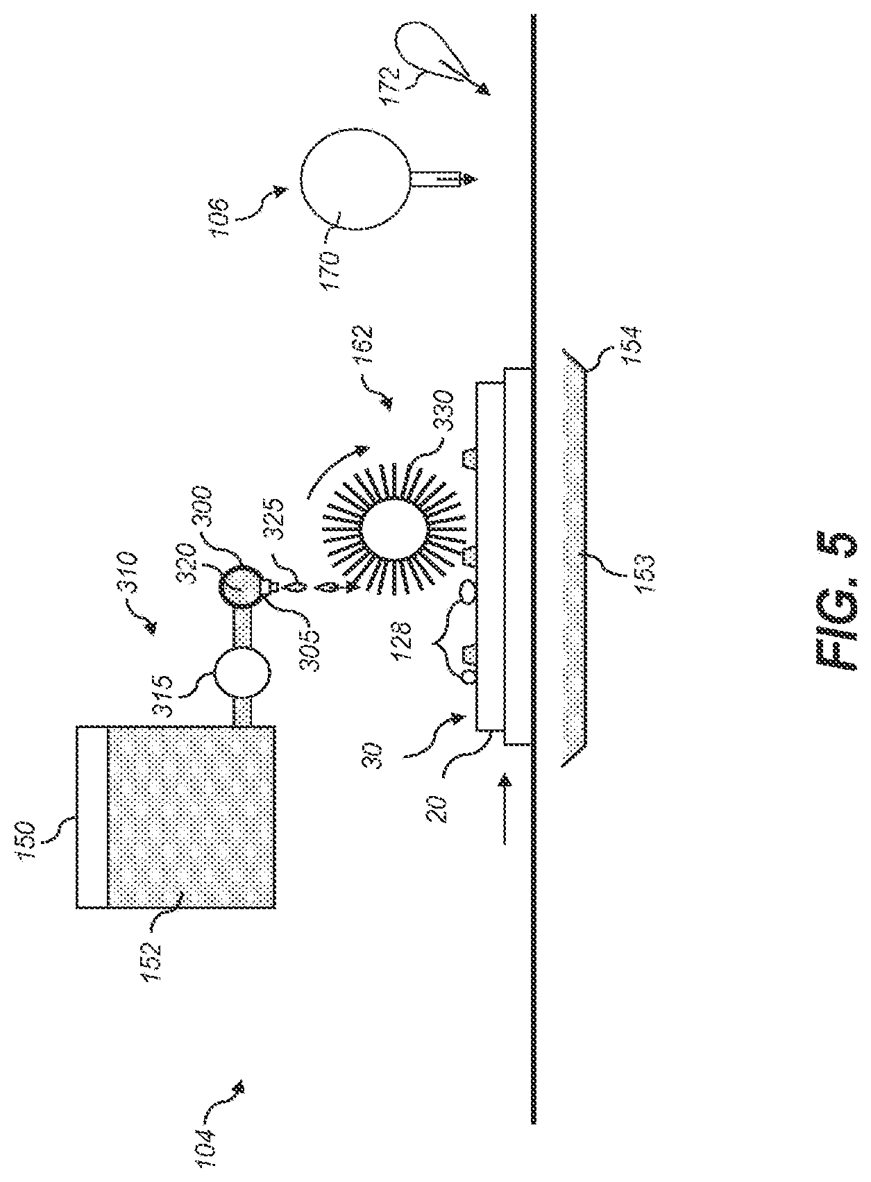 Patent US12313975 Figure 8 – Reduced flow rate processing system for flexographic printing plate