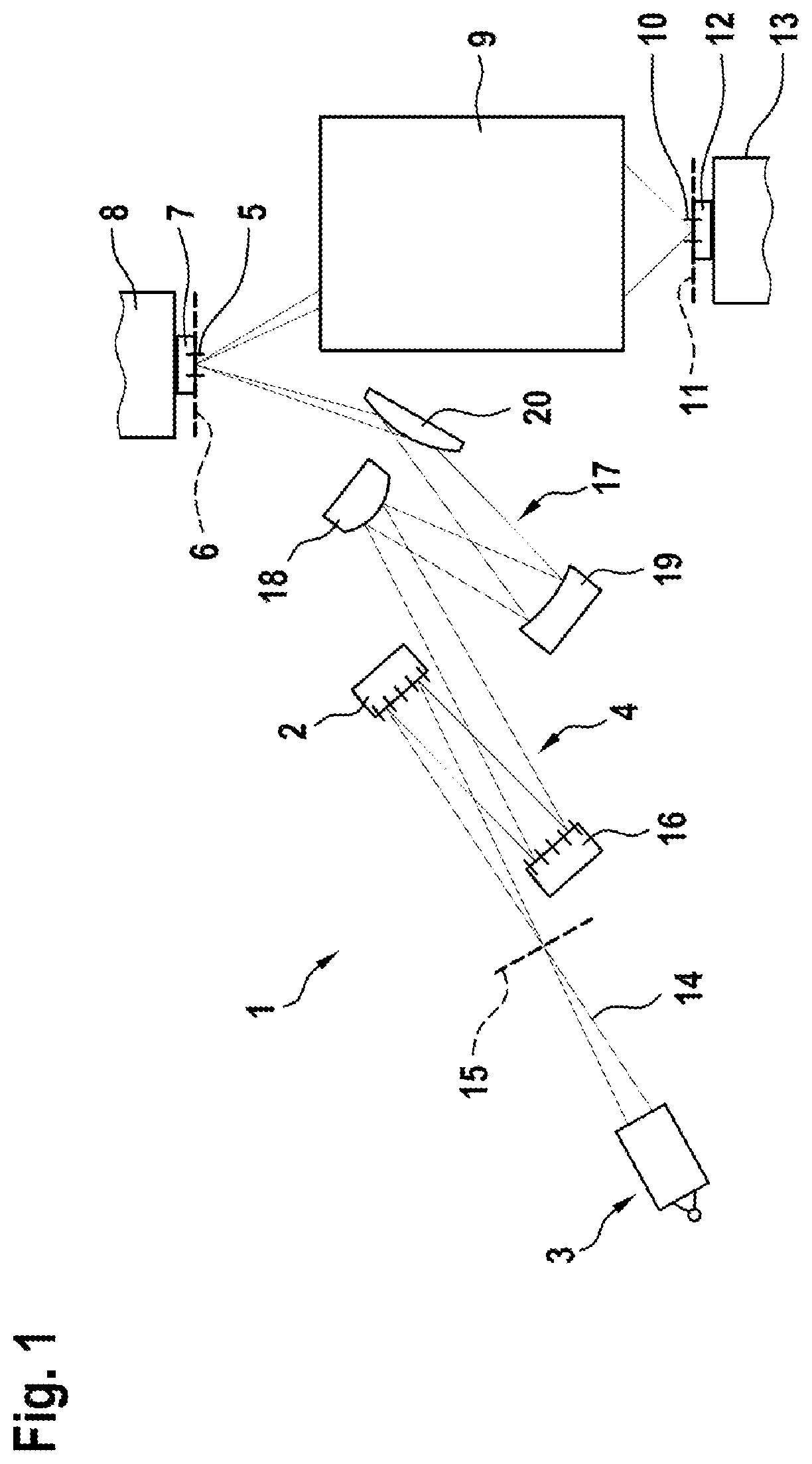 Patent US12313978 Figure 1 – Optical assembly, projection exposure apparatus and method