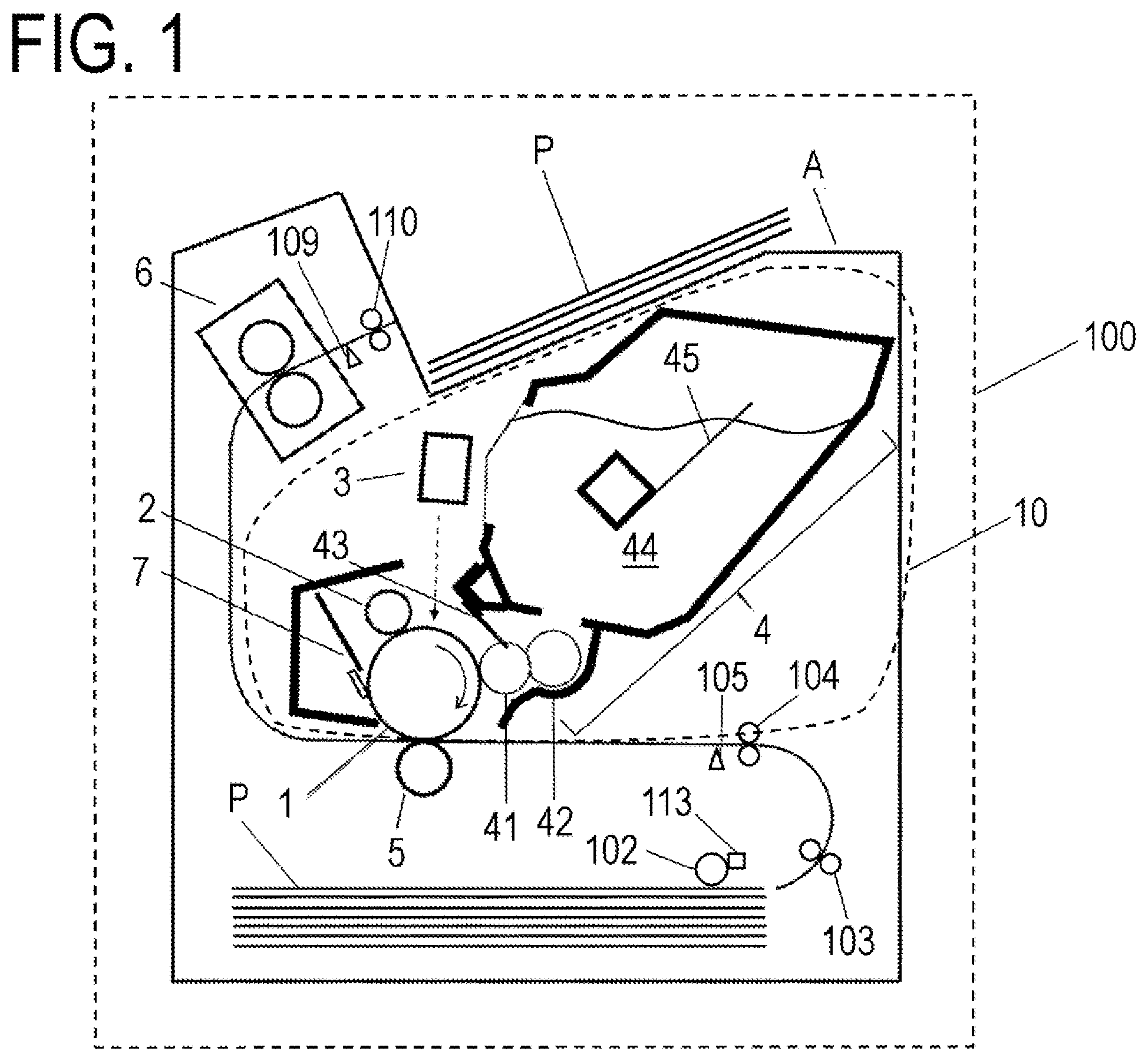 Patent US12313982 Figure 1 – Image forming apparatus having longer term anti-fogging