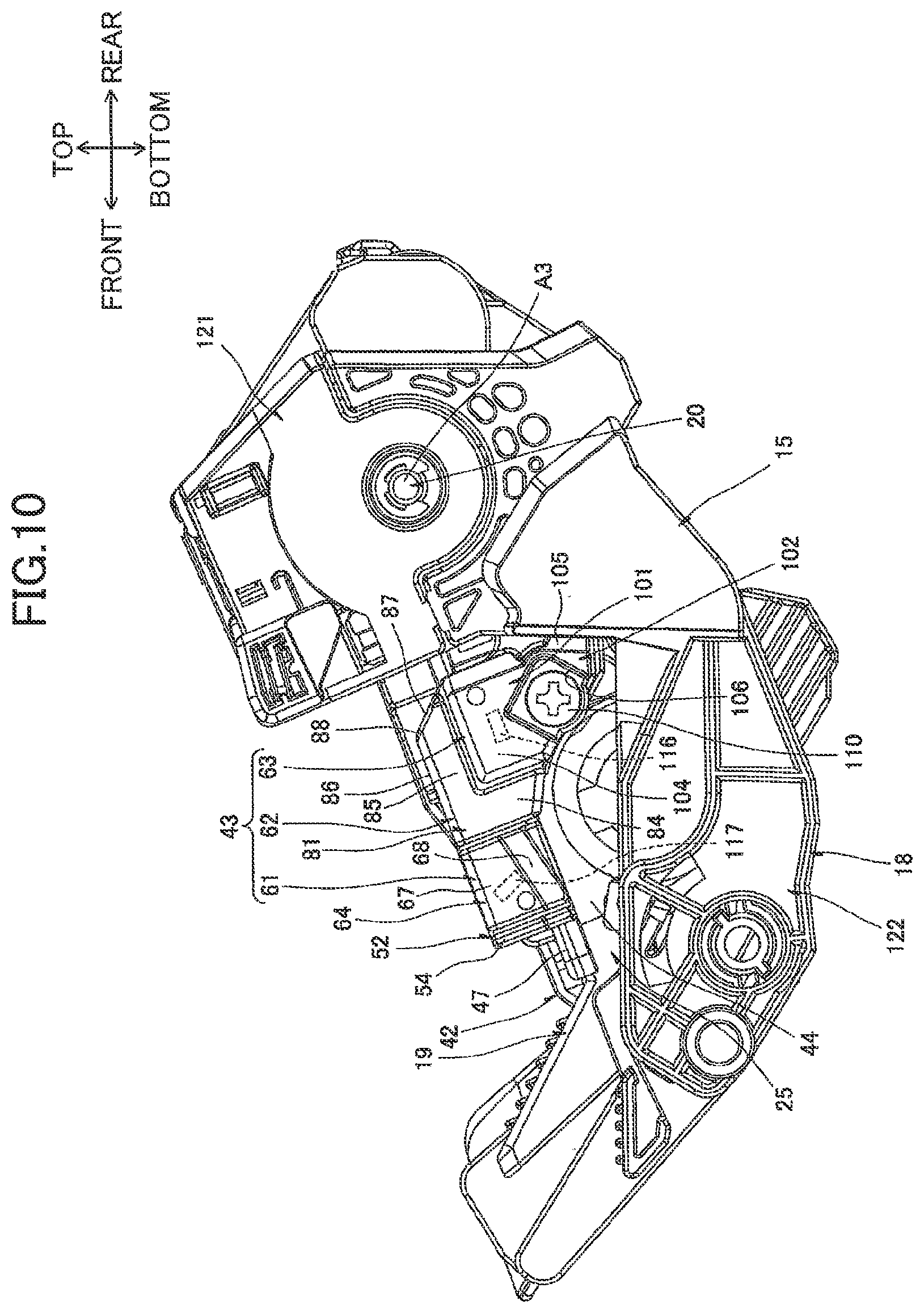 Patent US12313983 Figure 10 – Developing cartridge having electrode