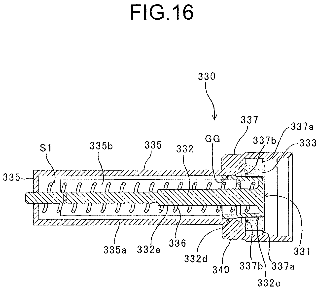 Patent US12313987 Figure 16 – Powder container with a nozzle receiver