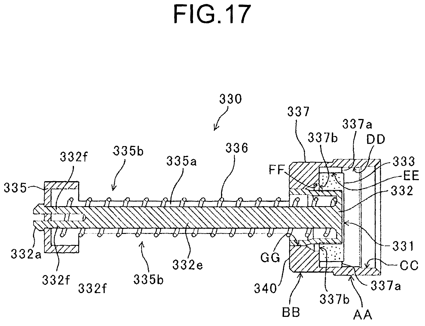 Patent US12313987 Figure 17 – Powder container with a nozzle receiver
