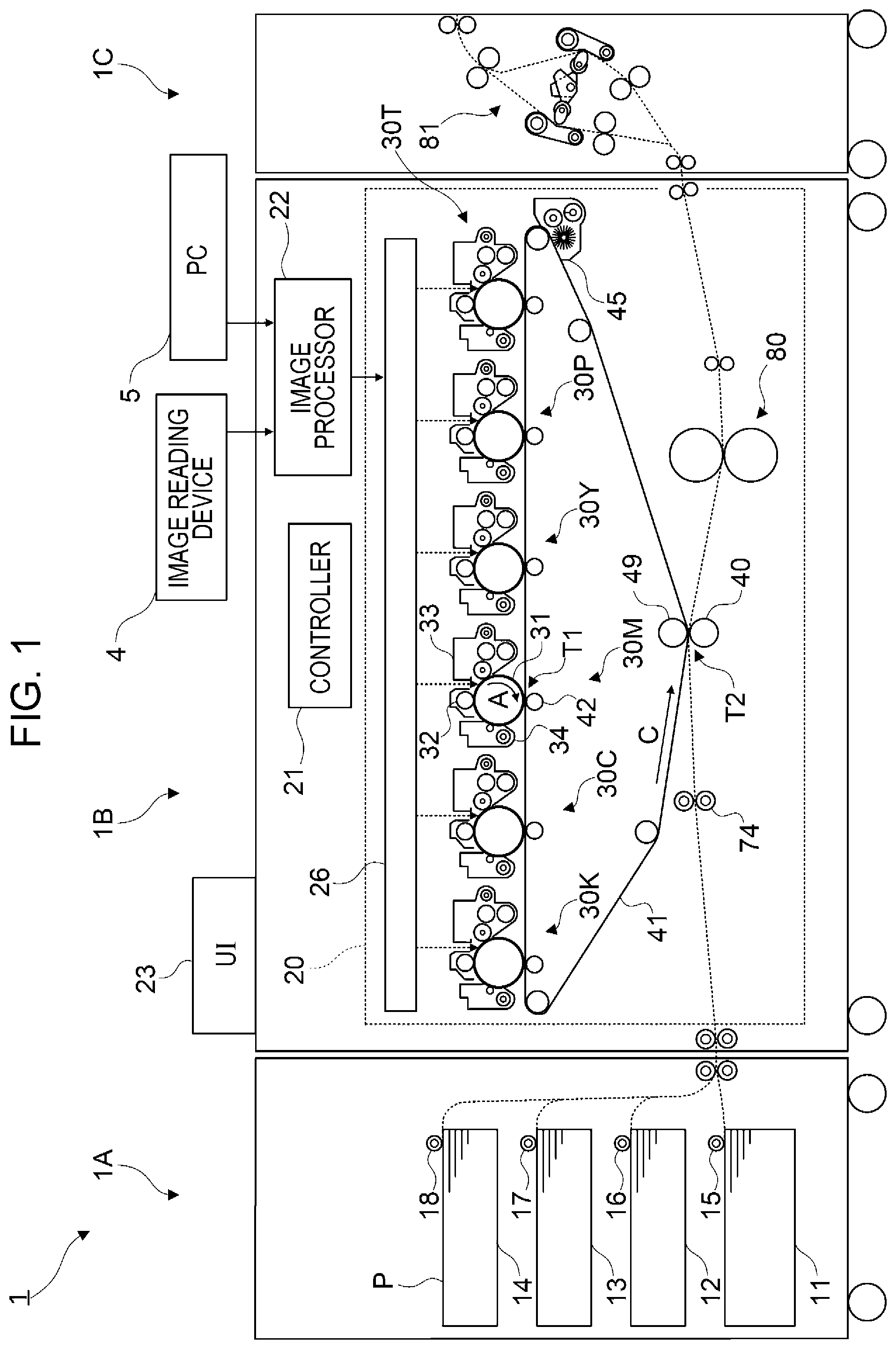 Patent US12313988 Figure 1 – Developing device and image forming apparatus