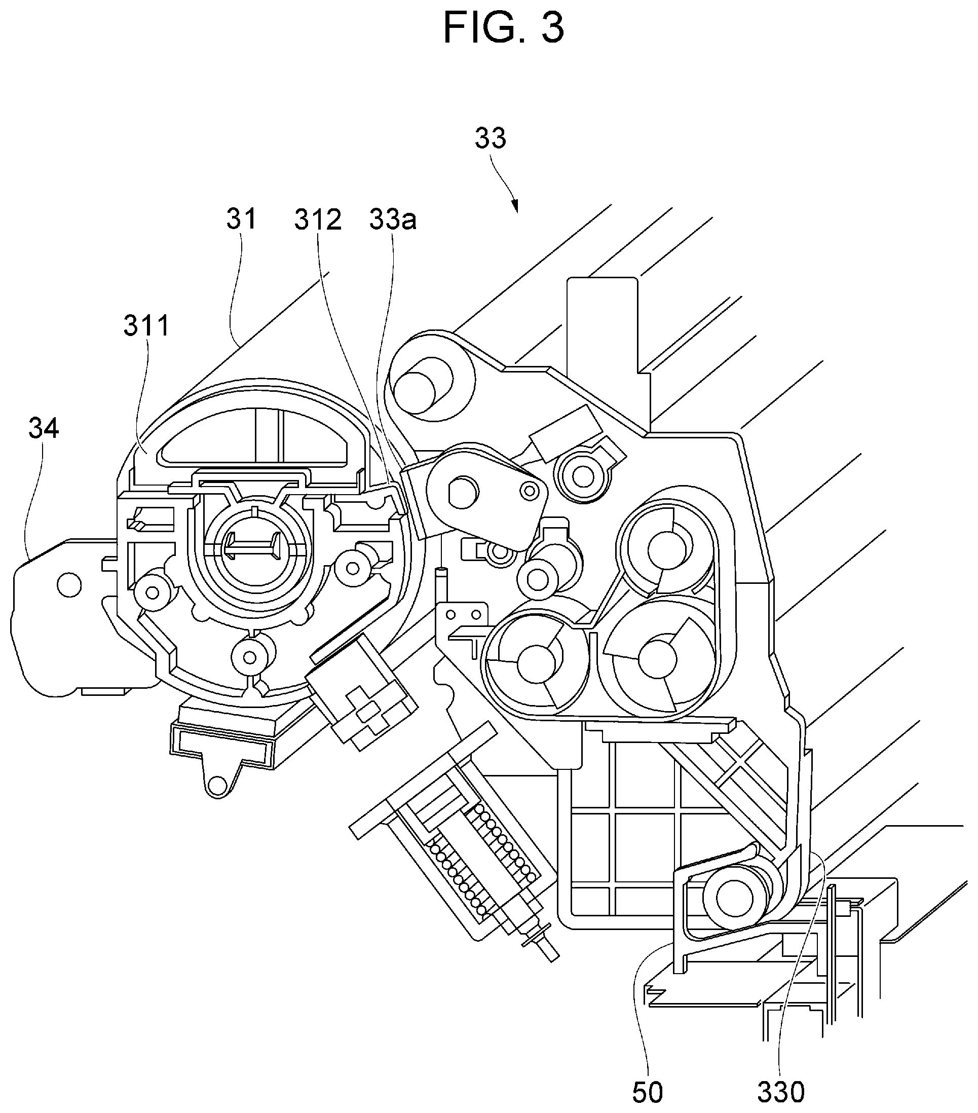 Patent US12313988 Figure 3 – Developing device and image forming apparatus