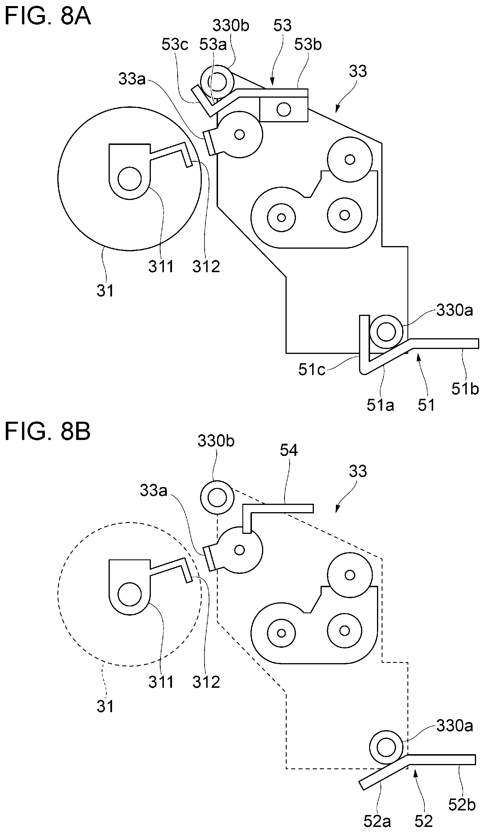 Patent US12313988 Figure 8 – Developing device and image forming apparatus