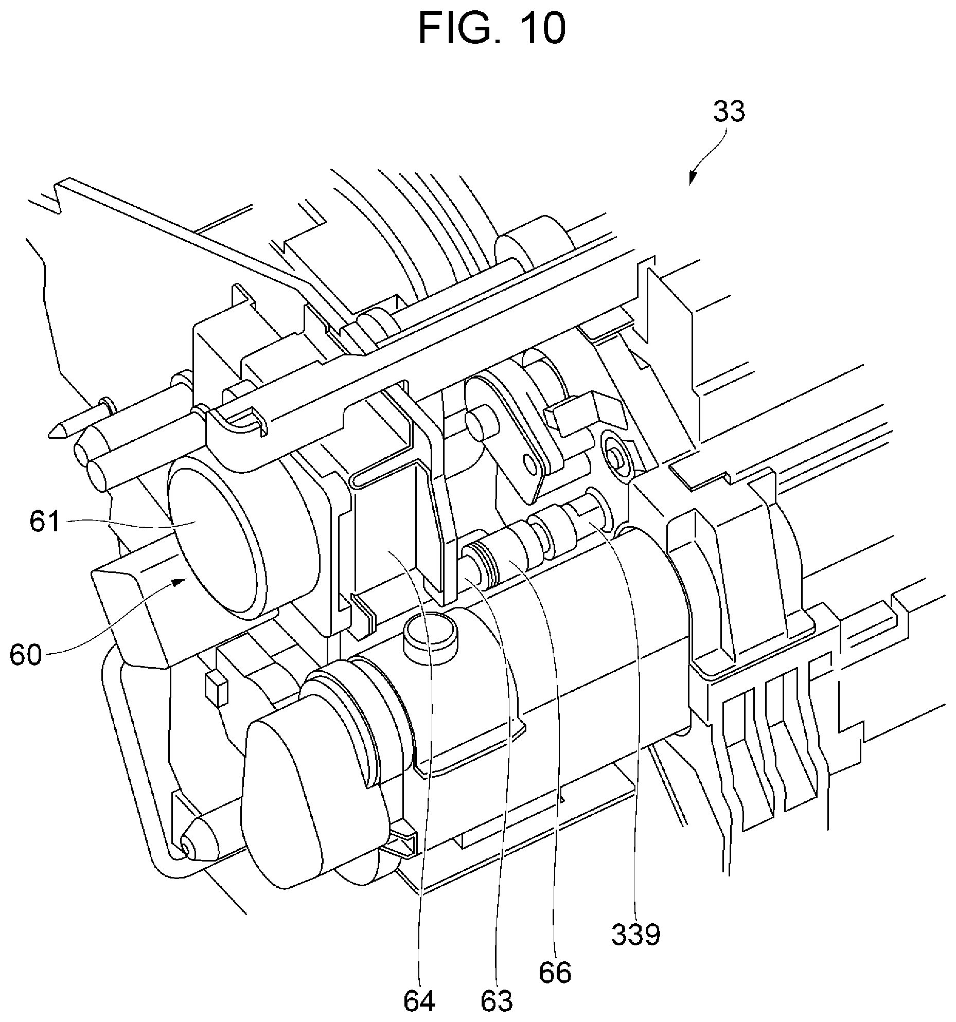 Patent US12313988 Figure 10 – Developing device and image forming apparatus