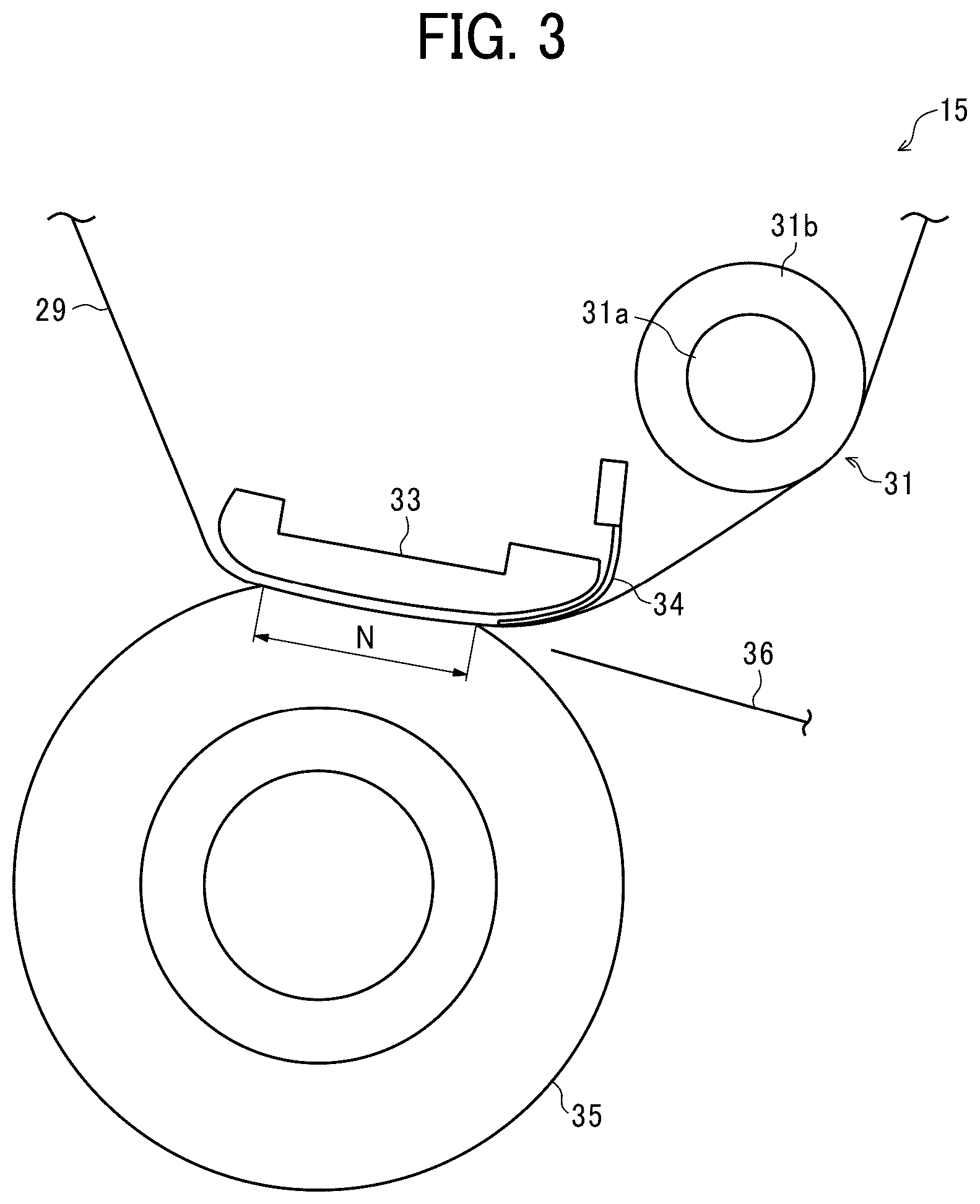 Patent US12313991 Figure 3 – Fixing device and image forming apparatus incorporating the same which includes a lubricant supplier and a lubricant collector