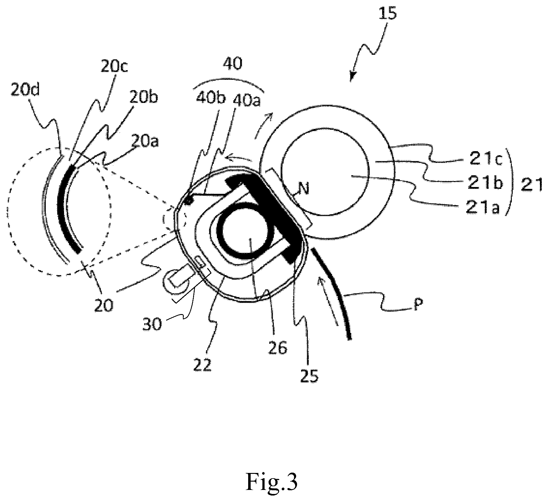 Patent US12313993 Figure 3 – Fixing rotating member, fixing device with fixing rotating member electrophotographic image forming device with fixing rotating member, and method of producing fixing rotating member