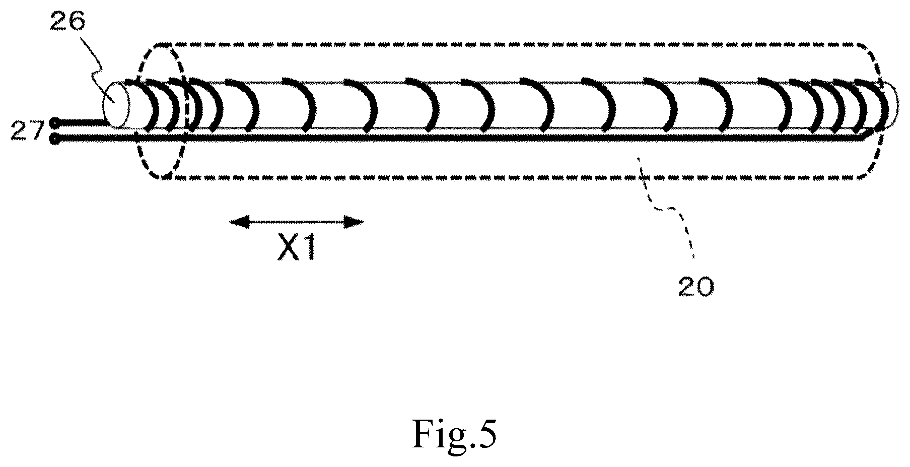 Patent US12313993 Figure 5 – Fixing rotating member, fixing device with fixing rotating member electrophotographic image forming device with fixing rotating member, and method of producing fixing rotating member